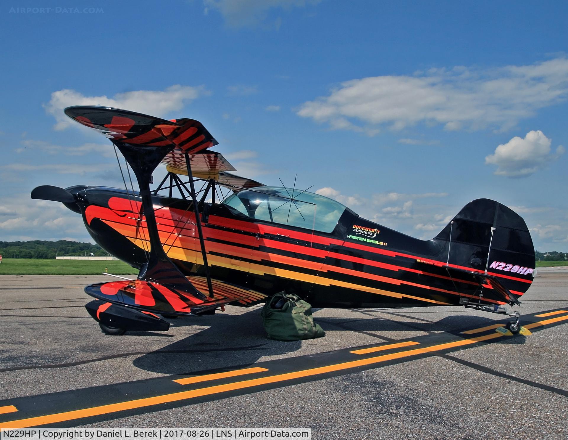 N229HP, 1990 Christen Eagle II C/N CE101, After some work, this aerobatic biplane is back in action, shiny as ever.