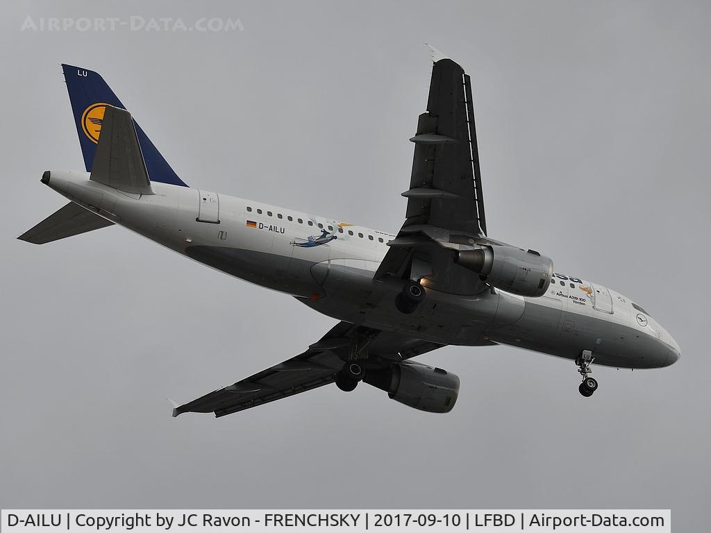 D-AILU, 1997 Airbus A319-114 C/N 744, Lufthansa (Lu Sticker) LH1084 landing runway 23 from Frankfurt (FRA)