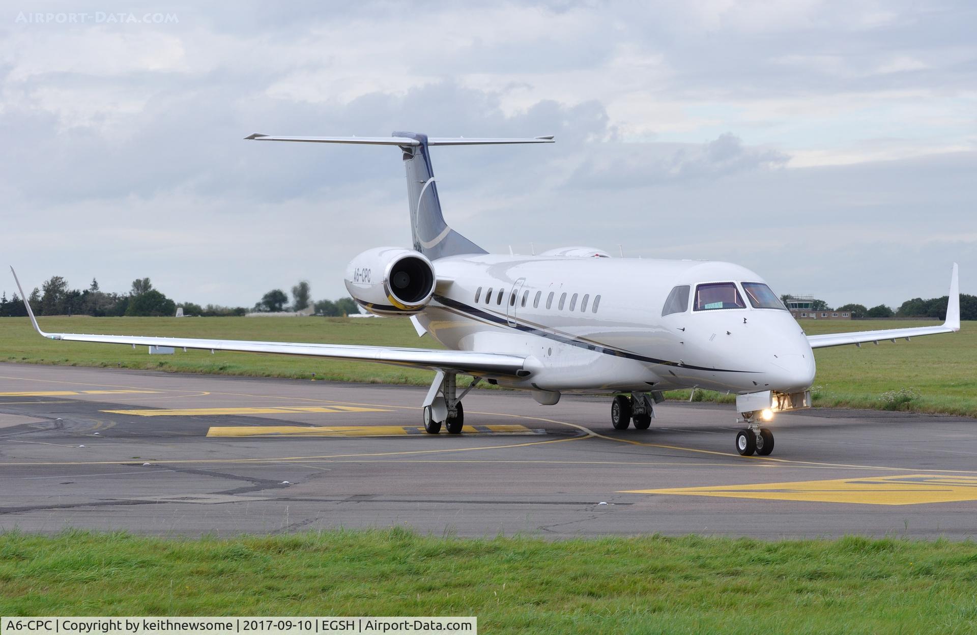 A6-CPC, 2006 Embraer EMB-135BJ Legacy 600 C/N 14500960, Arriving for paintwork.