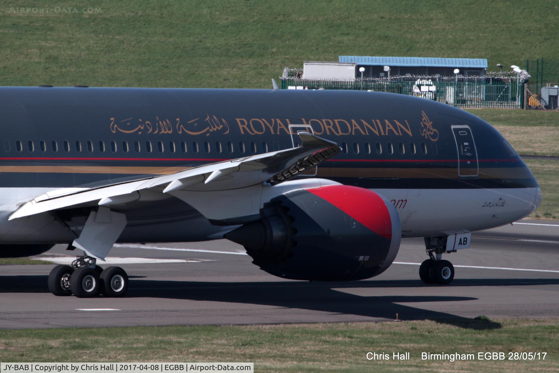 JY-BAB, 2014 Boeing 787-8 Dreamliner Dreamliner C/N 35319, Royal Jordainian