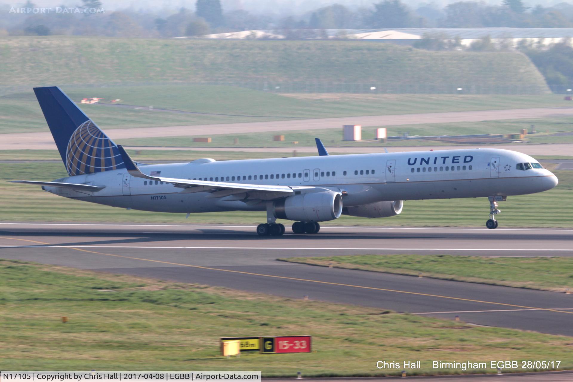 N17105, 1994 Boeing 757-224 C/N 27295, United