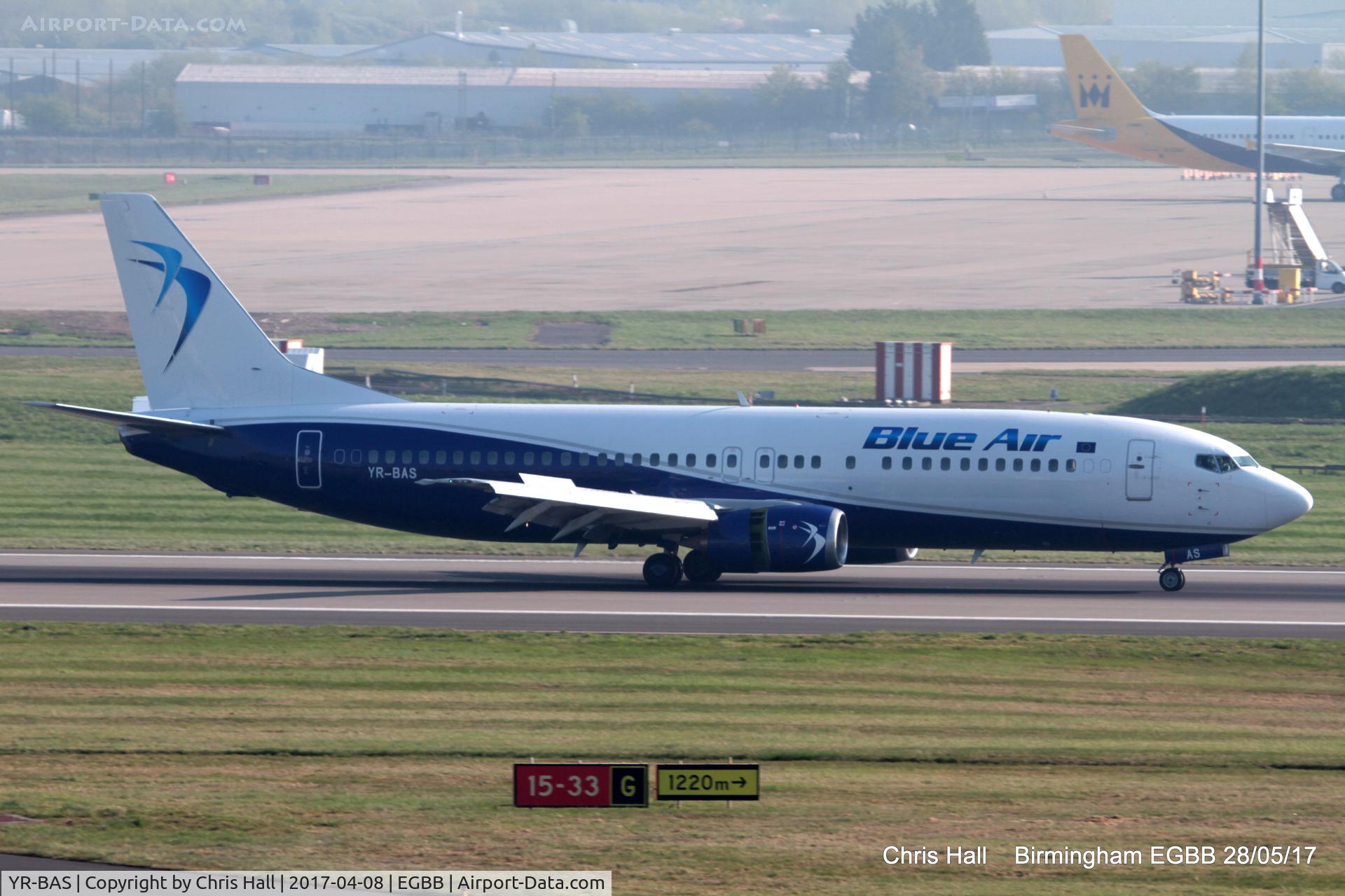 YR-BAS, 1992 Boeing 737-430 C/N 27007, Blue Air