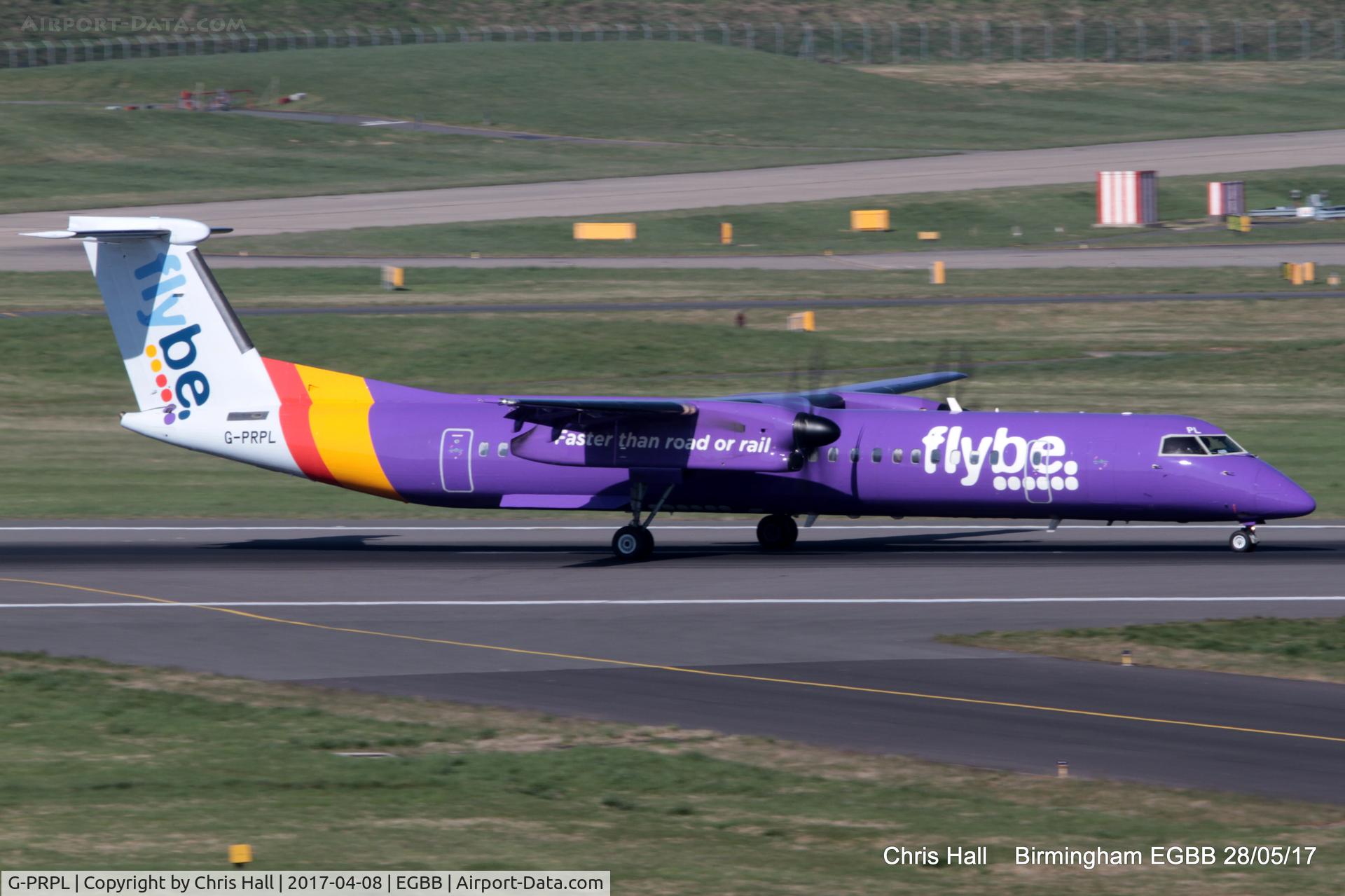G-PRPL, 2011 Bombardier DHC-8-402 Dash 8 C/N 4380, flybe