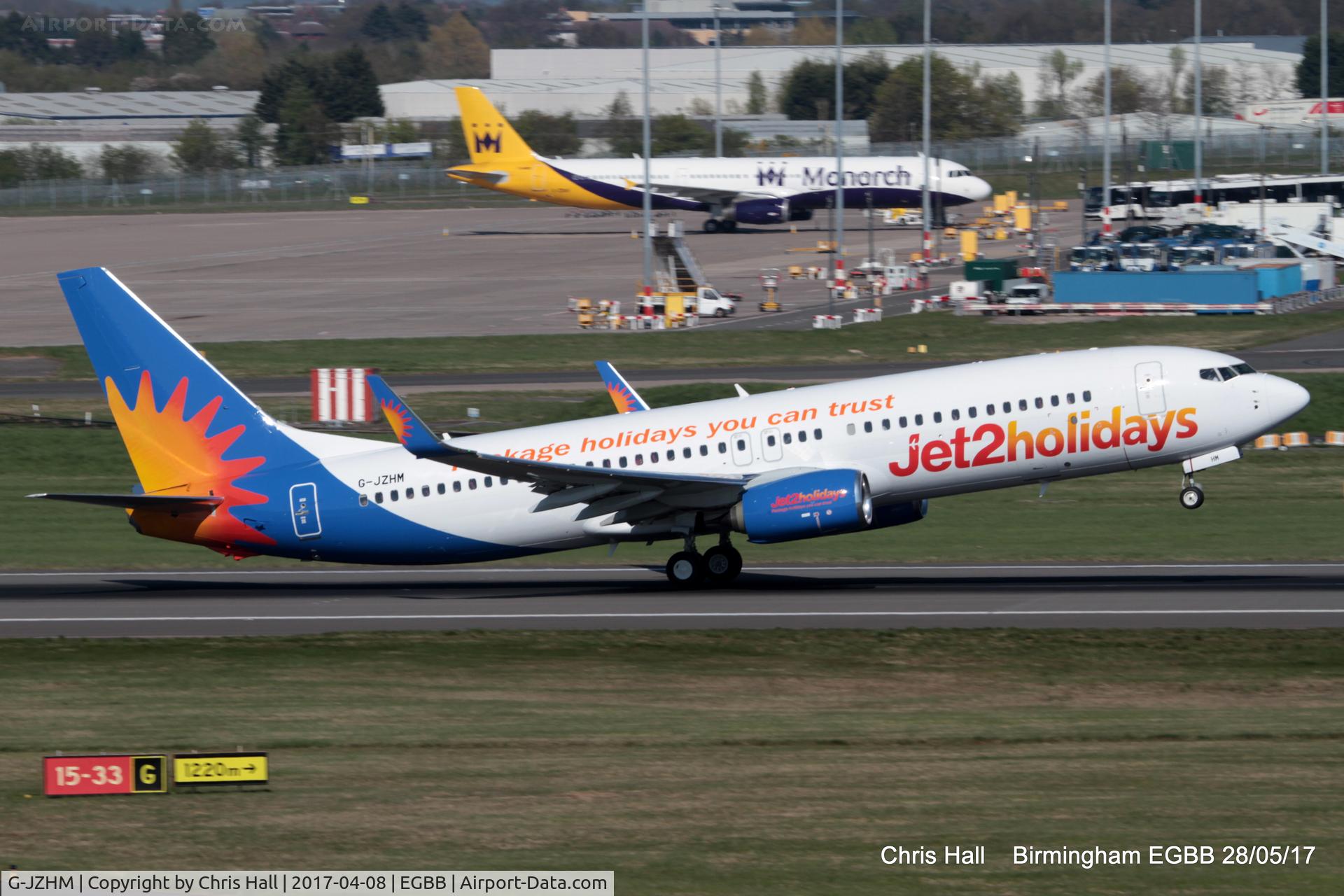 G-JZHM, 2016 Boeing 737-8MG C/N 63570, Jet2