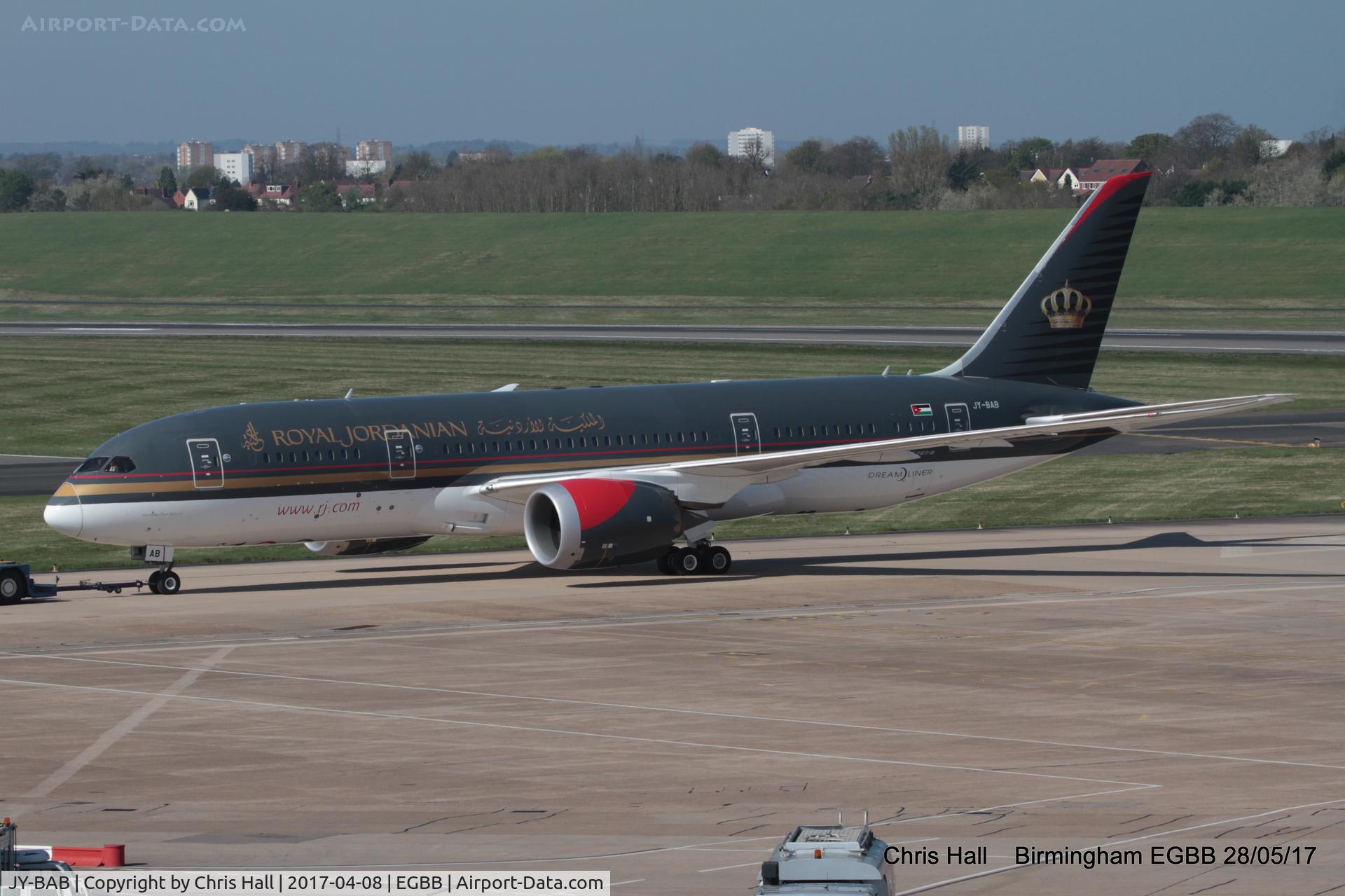 JY-BAB, 2014 Boeing 787-8 Dreamliner Dreamliner C/N 35319, Royal Jordainian