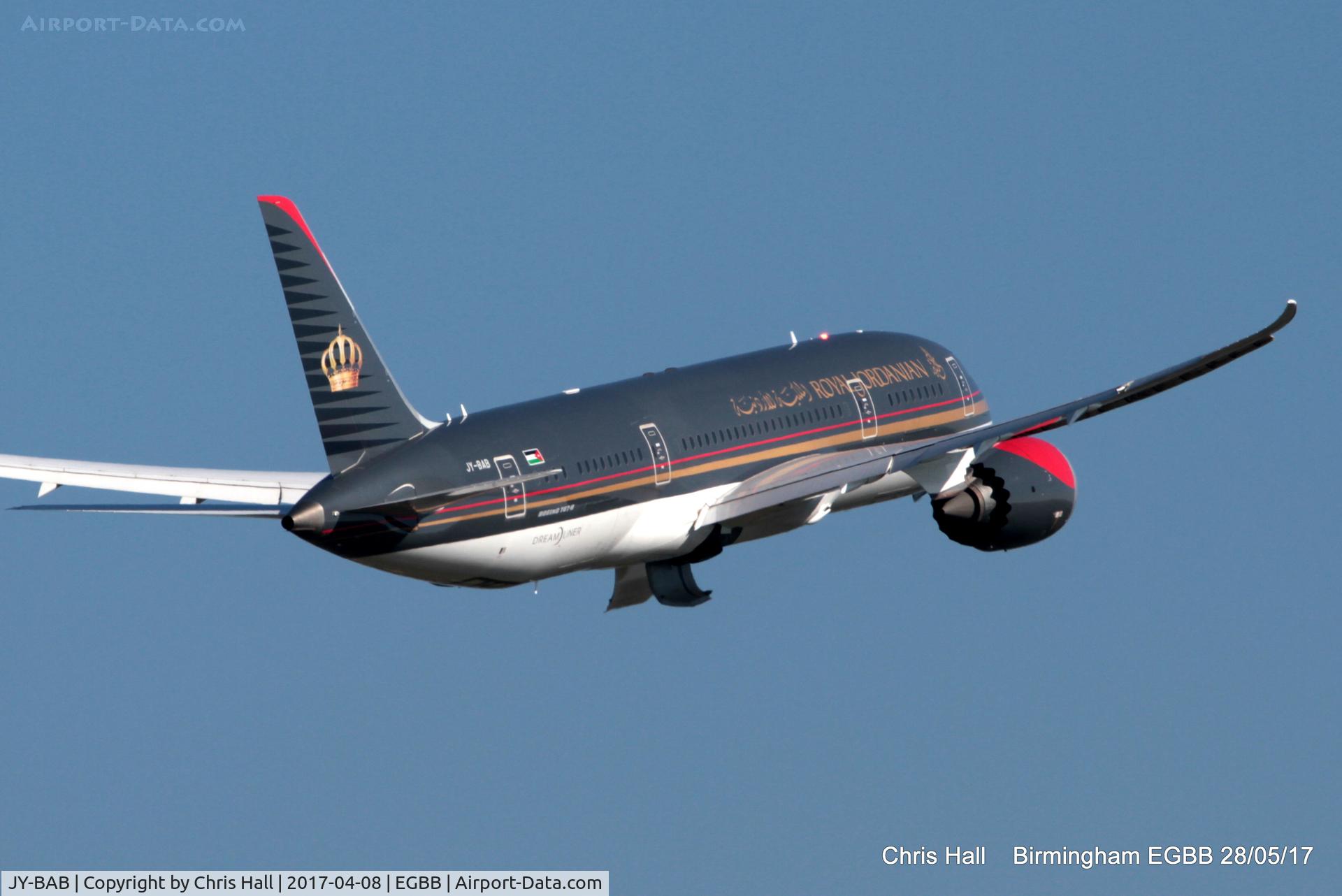 JY-BAB, 2014 Boeing 787-8 Dreamliner Dreamliner C/N 35319, Royal Jordainian