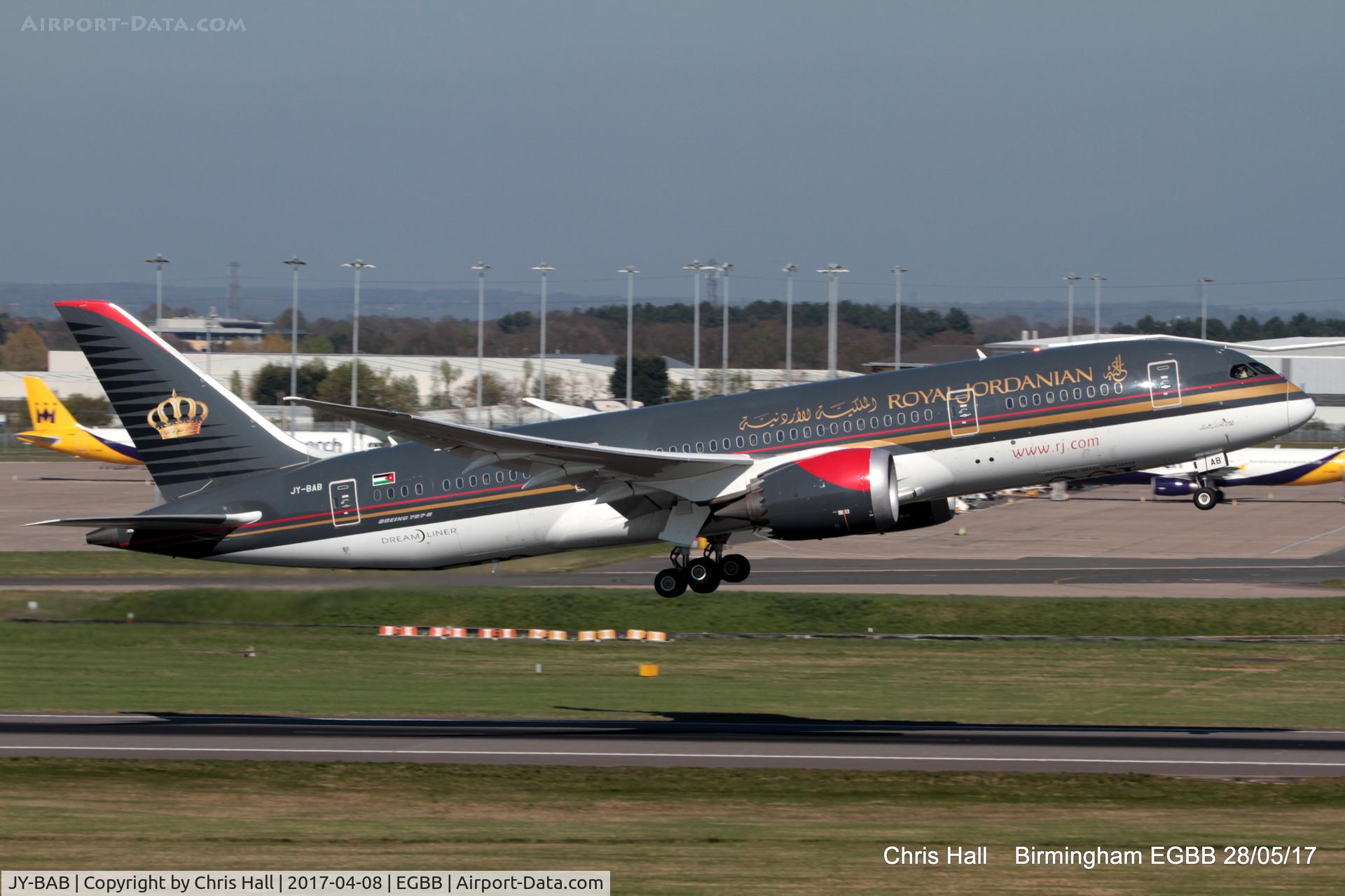 JY-BAB, 2014 Boeing 787-8 Dreamliner Dreamliner C/N 35319, Royal Jordainian