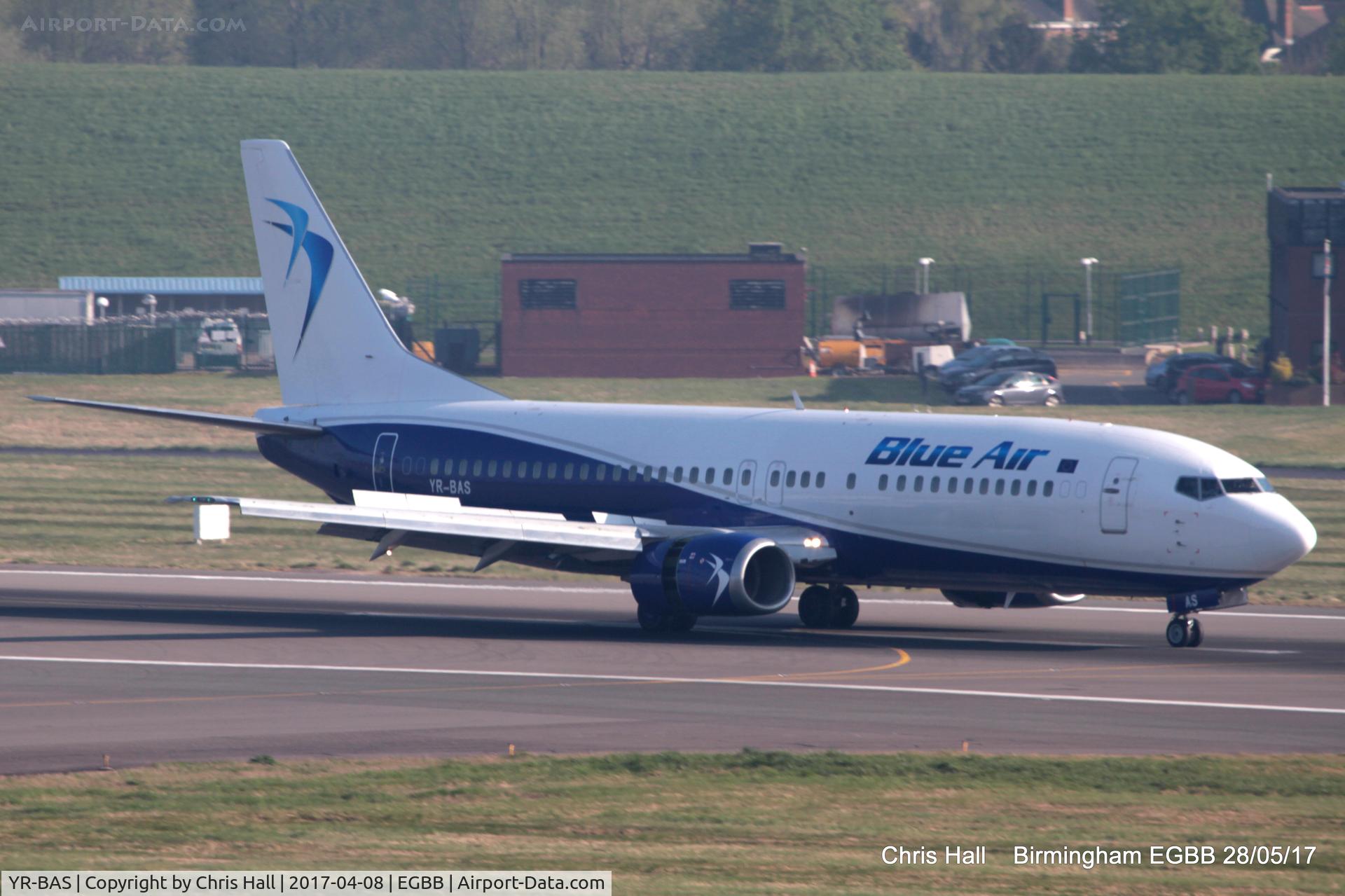 YR-BAS, 1992 Boeing 737-430 C/N 27007, Blue Air