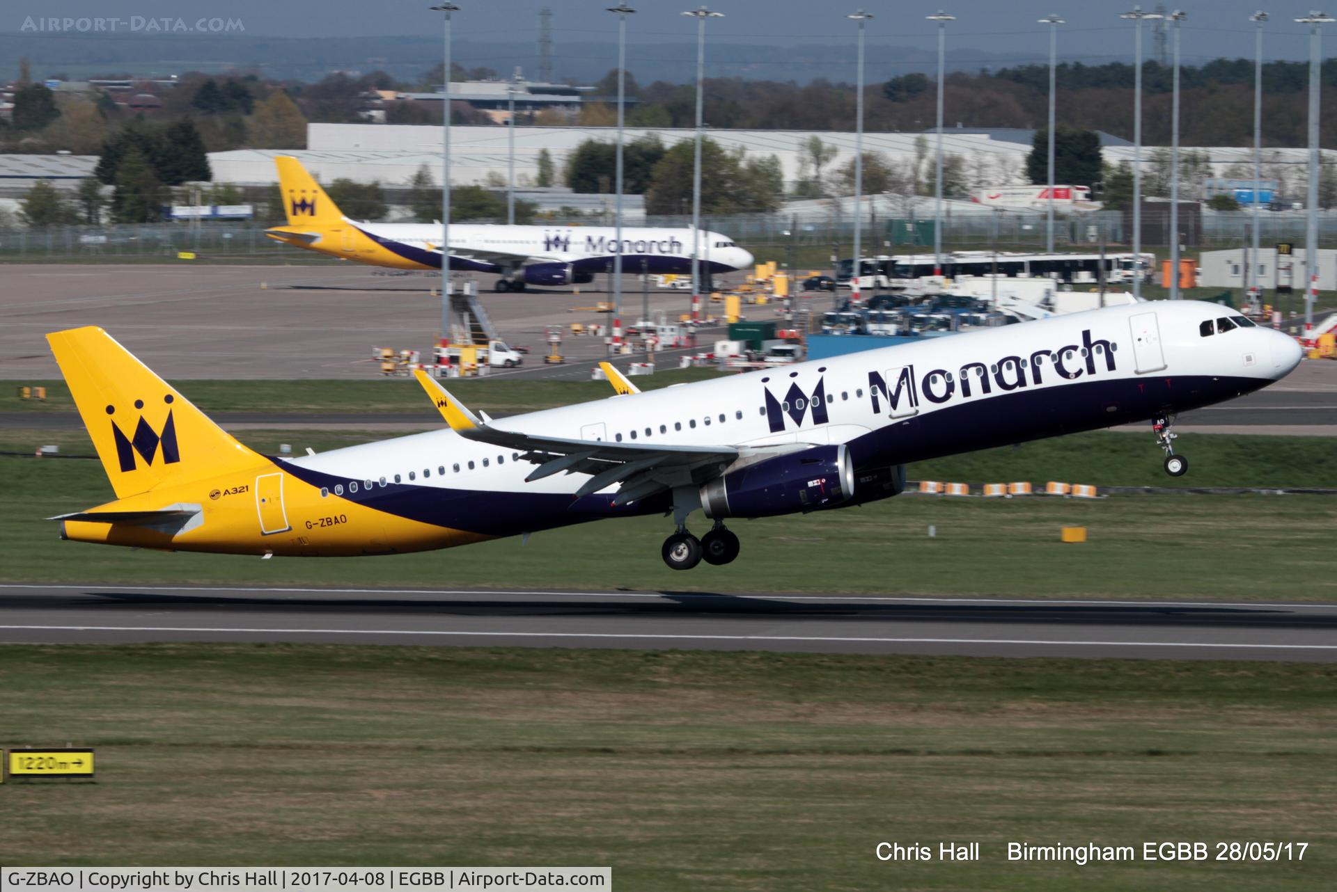 G-ZBAO, 2014 Airbus A321-231 C/N 6126, Monarch