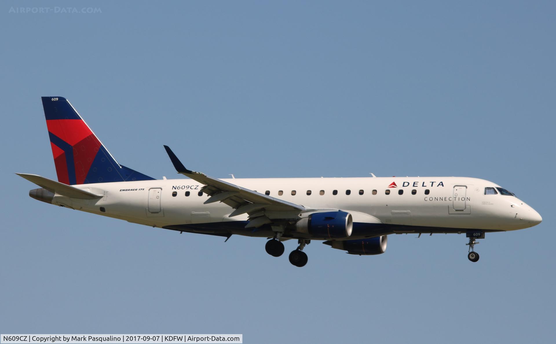 N609CZ, 2007 Embraer 175LR (ERJ-170-200LR) C/N 17000197, ERJ 170-200 LR