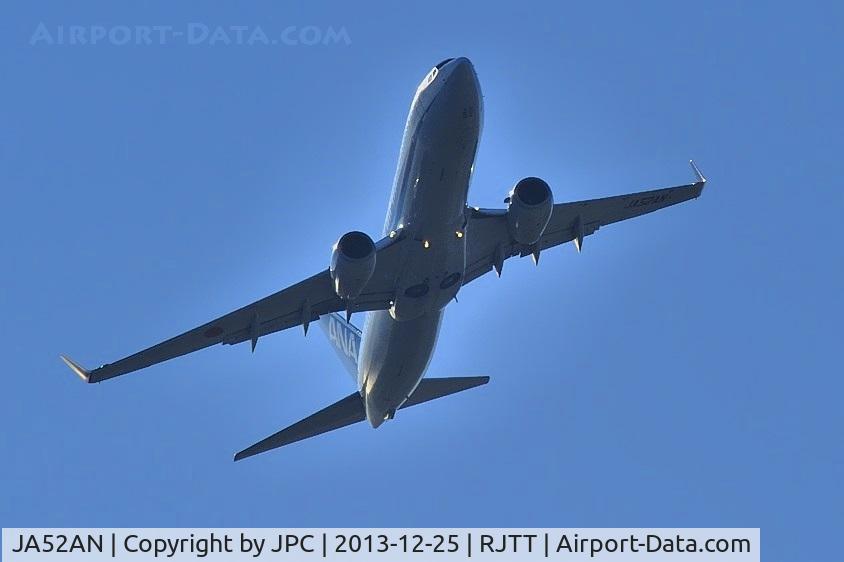 JA52AN, 2008 Boeing 737-881 C/N 33887, Climbing