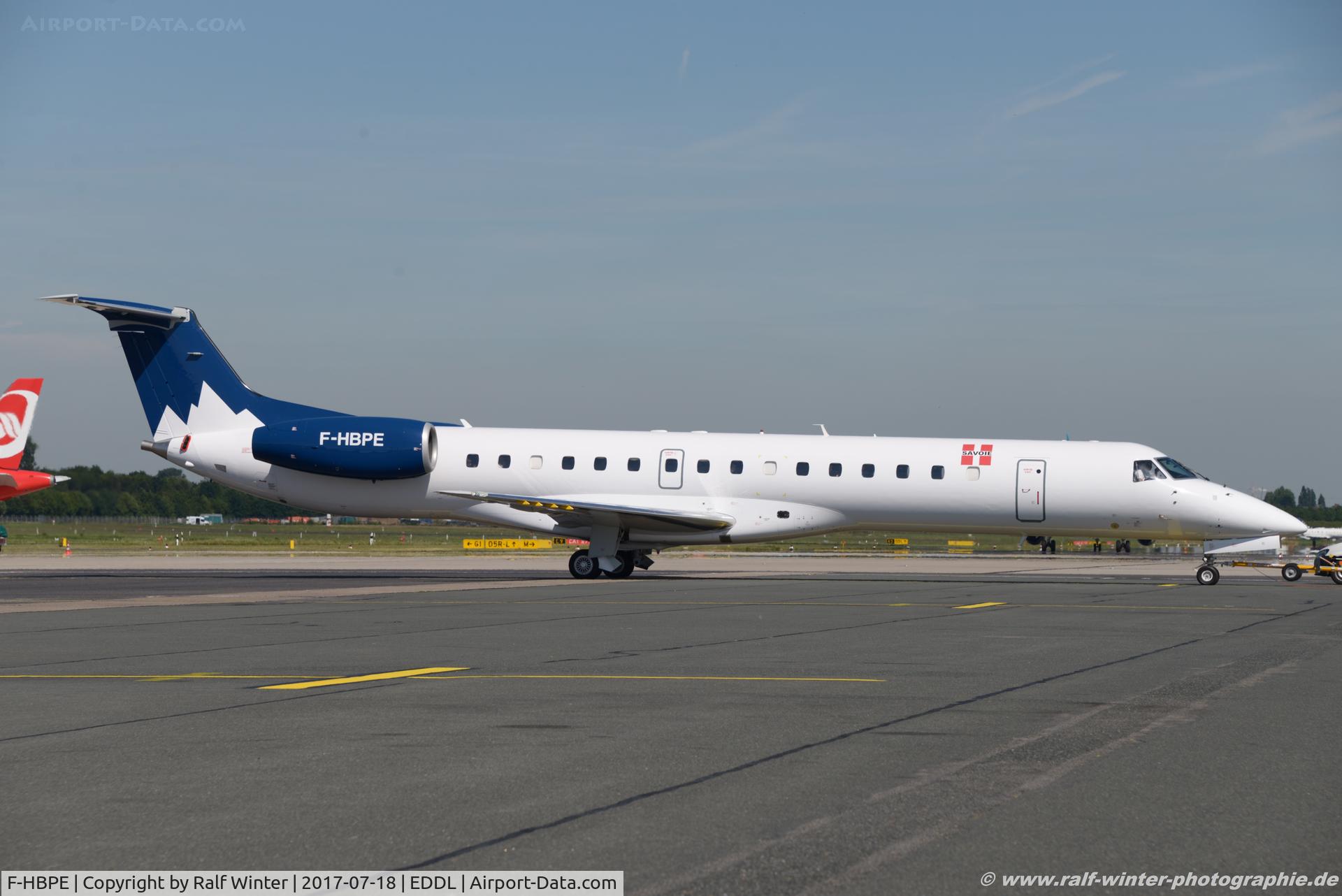 F-HBPE, 1998 Embraer ERJ-145LR (EMB-145LR) C/N 145106, Embraer ERJ-145LR - PEA Pan Europeene Air Service - 145106 - F-HBPE - 18.07.2017 - DUS