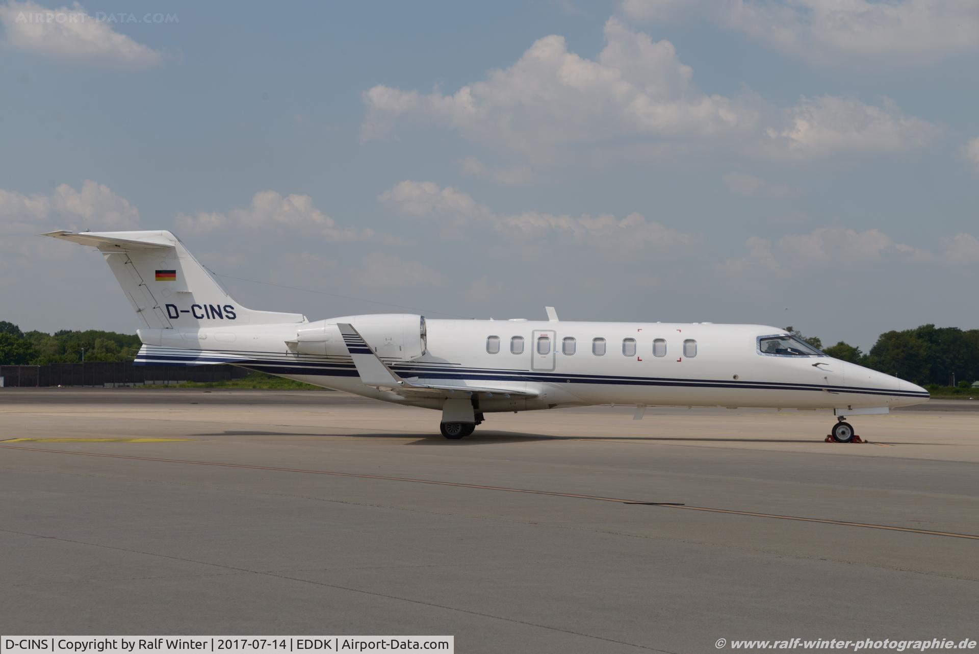 D-CINS, 2007 Learjet 45 C/N 45-347, Learjet 45 - ADN Aerodienst - 45-347 - D-CINS - 14.07.2017 - CGN