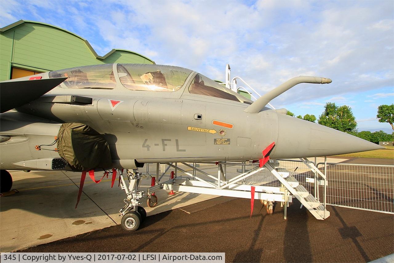 345, Dassault Rafale B C/N 345, Dassault Rafale B, Static display, St Dizier-Robinson Air Base 113 (LFSI) Open day 2017