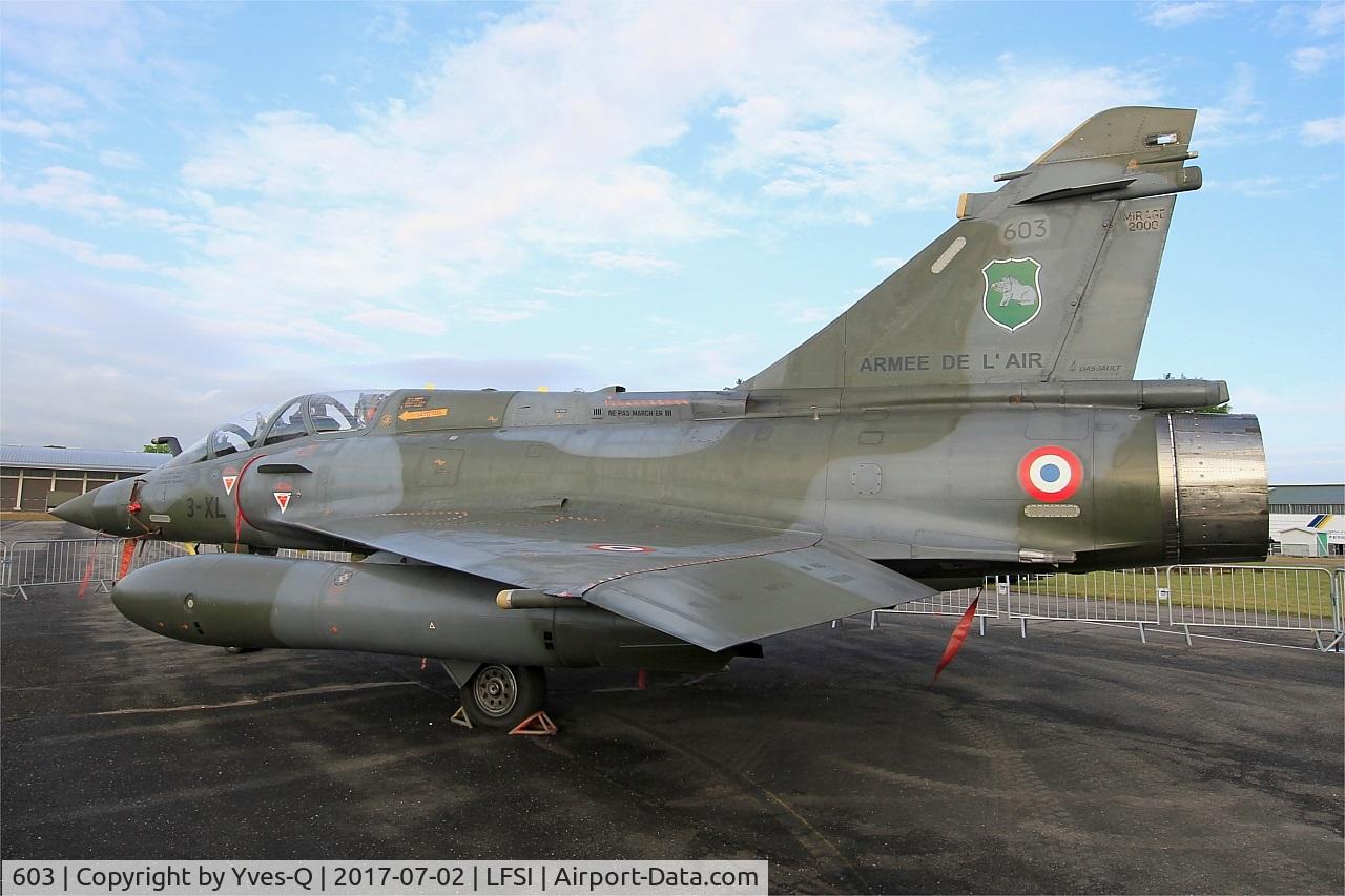 603, Dassault Mirage 2000D C/N 394, Dassault Mirage 2000D, Static display, St Dizier-Robinson Air Base 113 (LFSI) Open day 2017