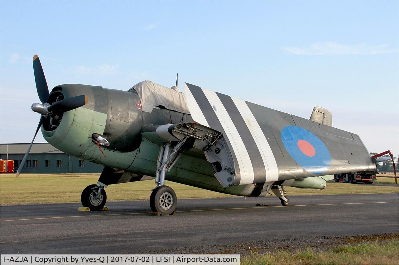 F-AZJA, Grumman TBM-3E Avenger C/N 2688, Grumman TBM-3E Avenger, Static display, St Dizier-Robinson Air Base 113 (LFSI) Open day 2017