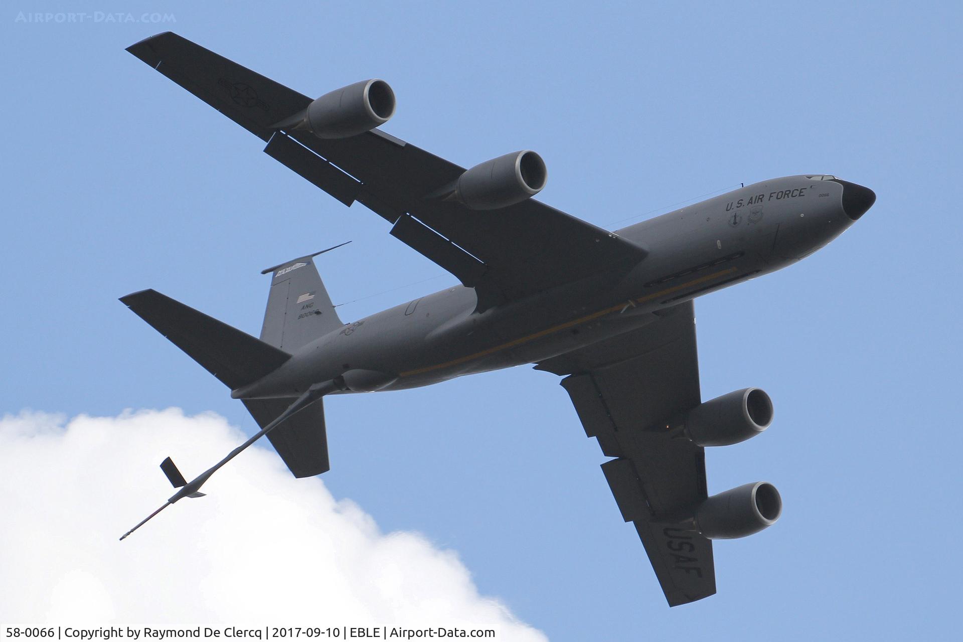 58-0066, 1958 Boeing KC-135R Stratotanker C/N 17811/T0281, 40th Sanicole Airshow at Leopoldsburg.
