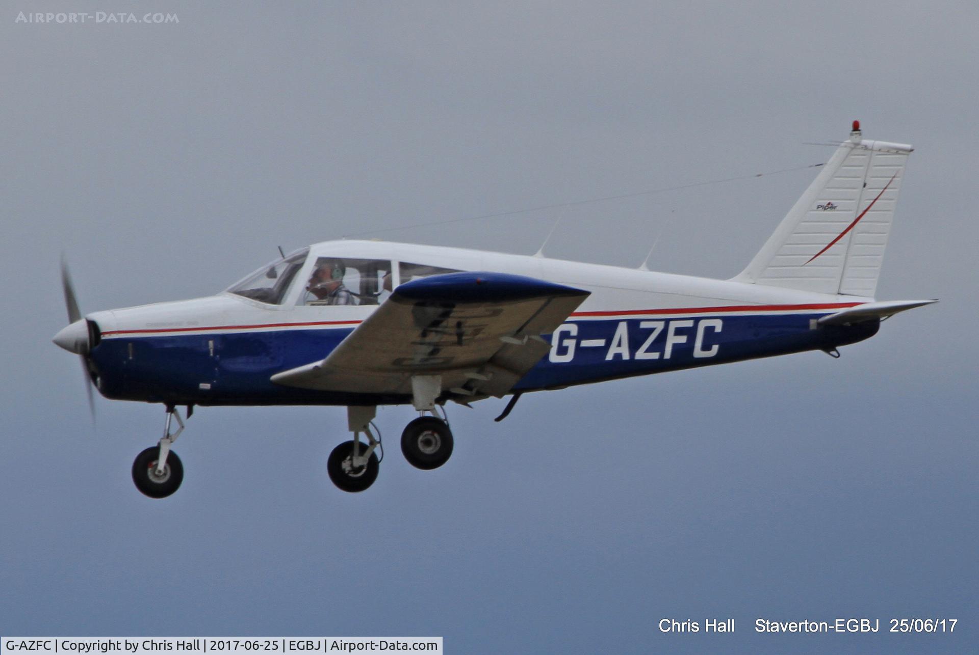 G-AZFC, 1971 Piper PA-28-140 Cherokee C/N 28-7125486, Project Propeller at Staverton