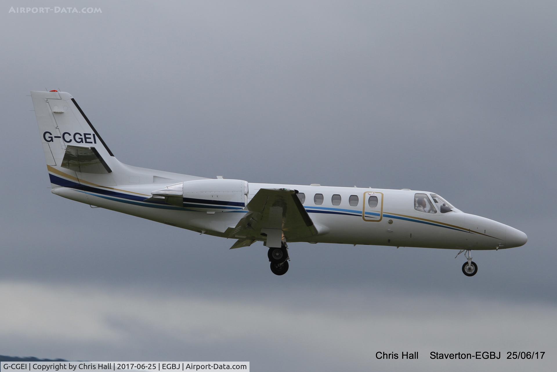 G-CGEI, 2000 Cessna 550 Citation Bravo C/N 550-0951, at Staverton
