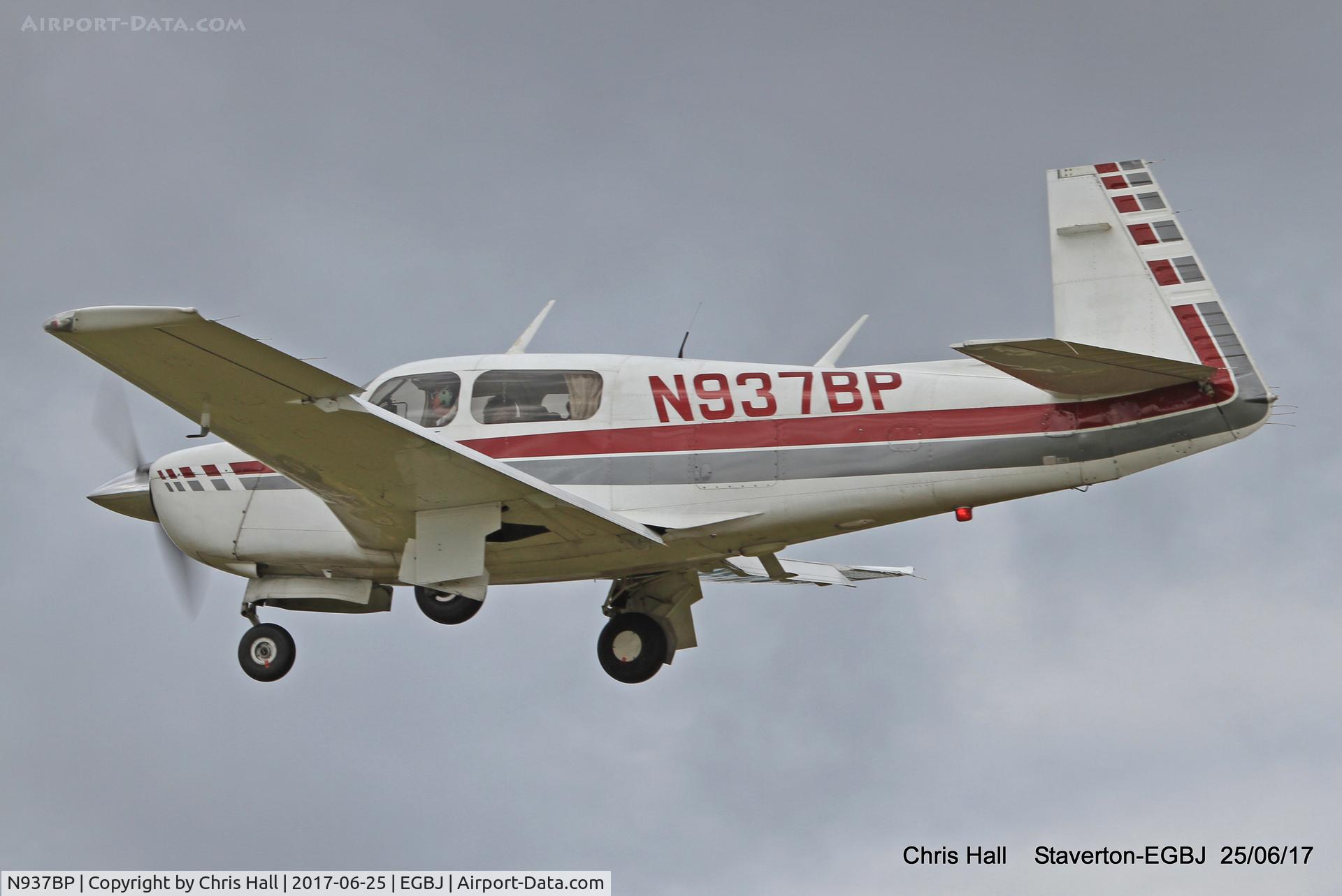 N937BP, 1987 Mooney M20J 201 C/N 24-3046, Project Propeller at Staverton