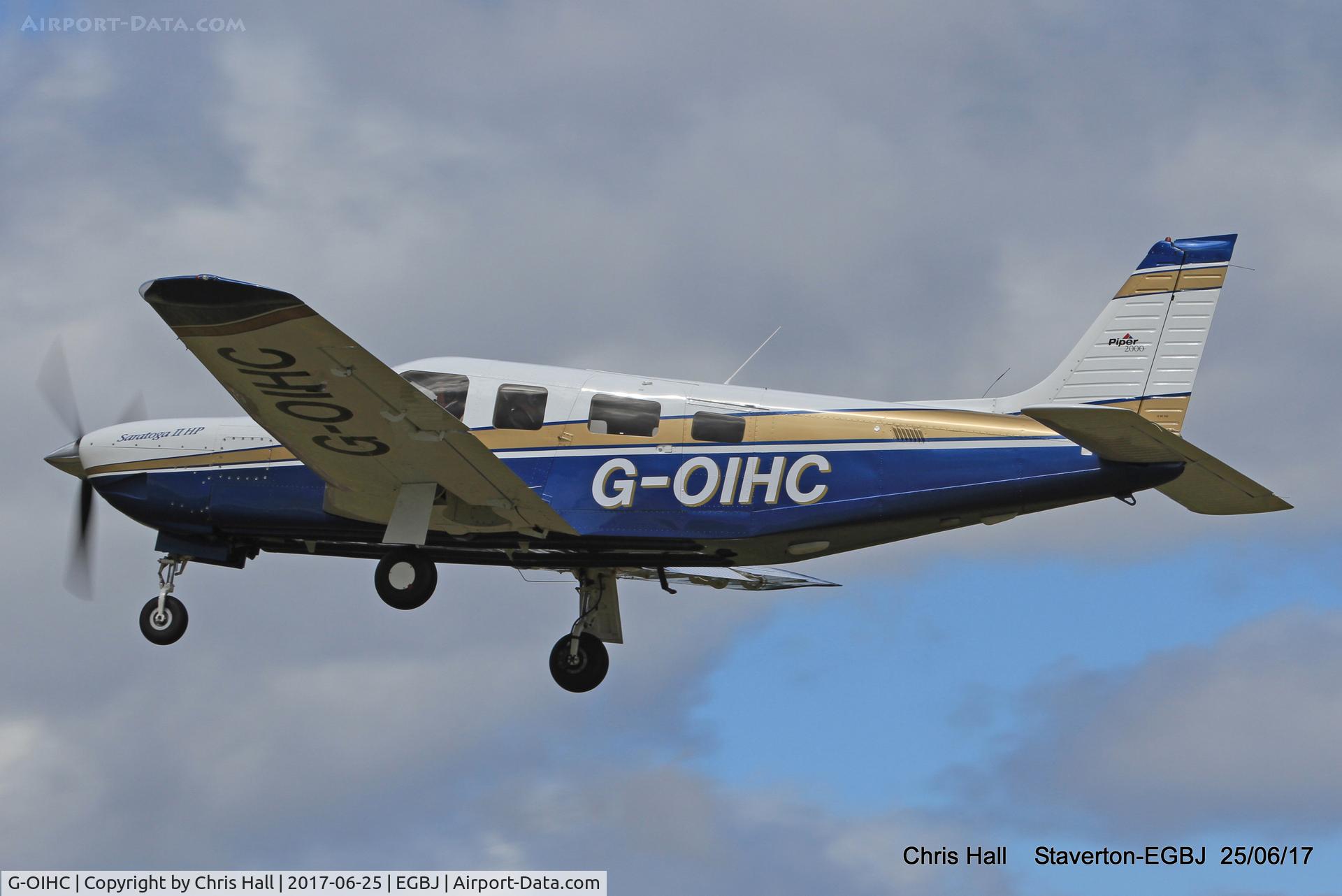 G-OIHC, 2000 Piper PA-32R-301 Saratoga II HP C/N 32-46163, Project Propeller at Staverton