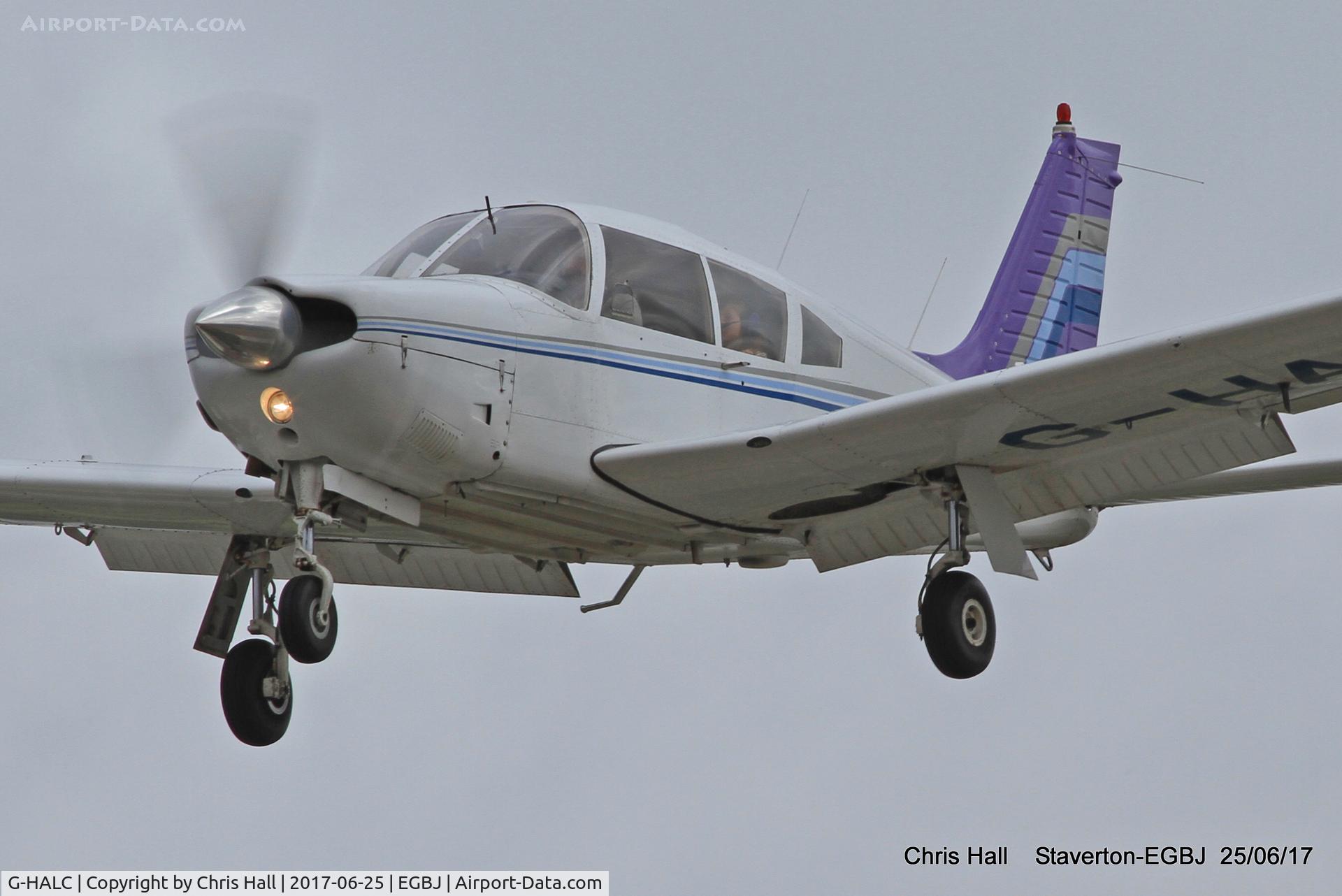 G-HALC, 1973 Piper PA-28R-200 Cherokee Arrow C/N 28R-7335042, Project Propeller at Staverton