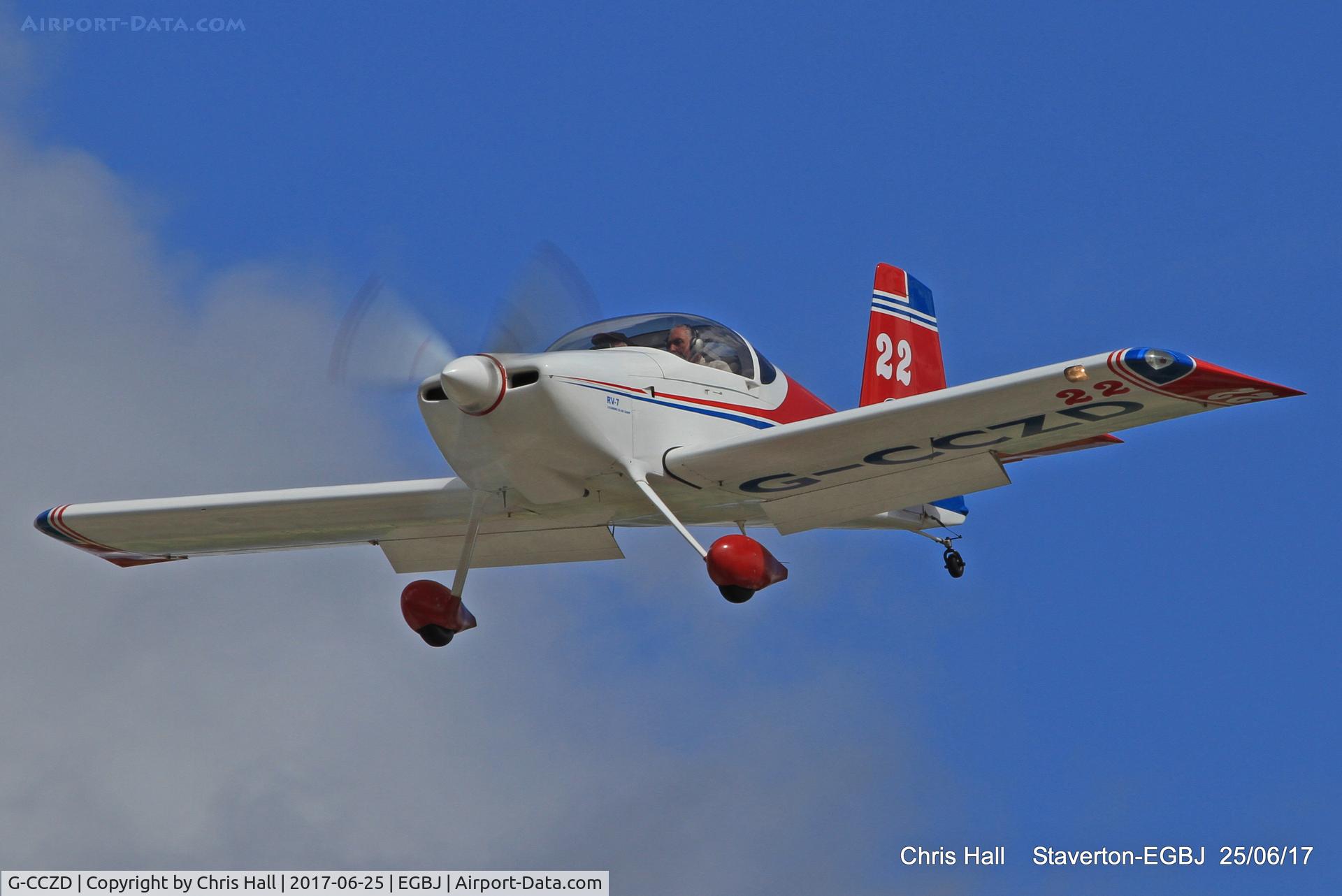 G-CCZD, 2004 Vans RV-7 C/N PFA 323-14087, Project Propeller at Staverton