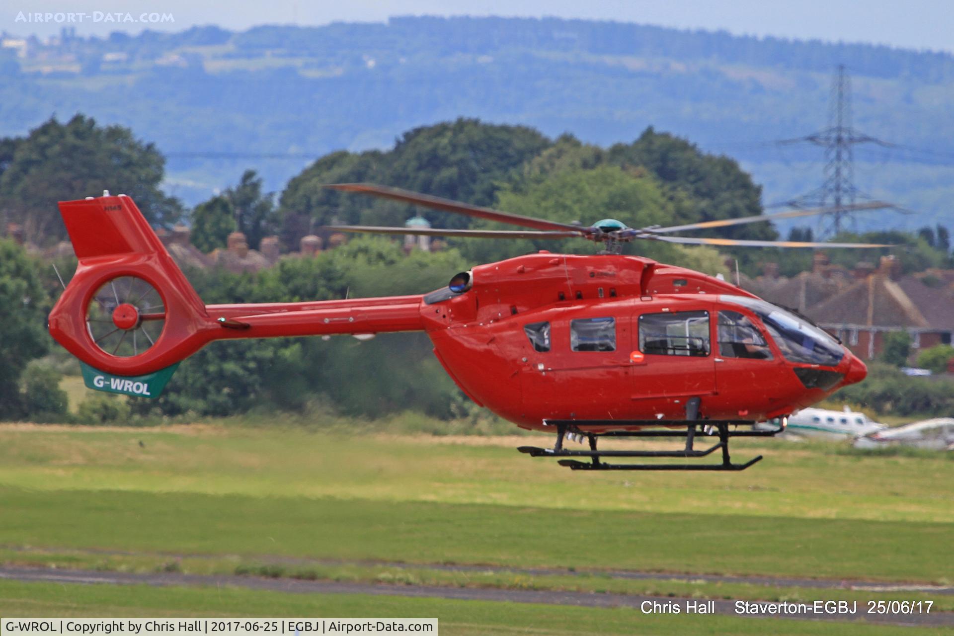 G-WROL, 2016 Airbus Helicopters H-145 (BK-117D-2) C/N 20115, at Staverton