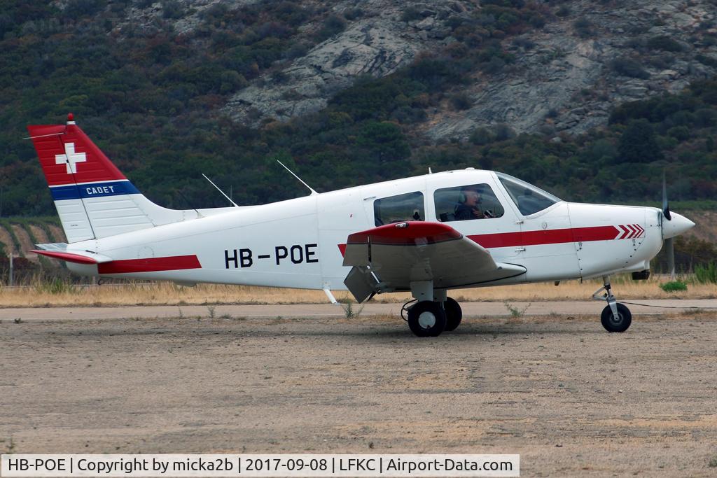 HB-POE, Piper PA-28-161 Cadet C/N 2841296, Taxiing