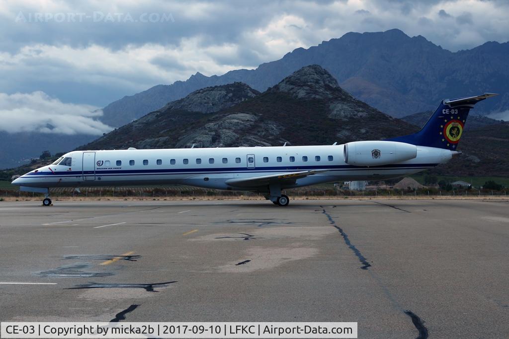 CE-03, 2001 Embraer ERJ-145LR (EMB-145LR) C/N 145526, Parked