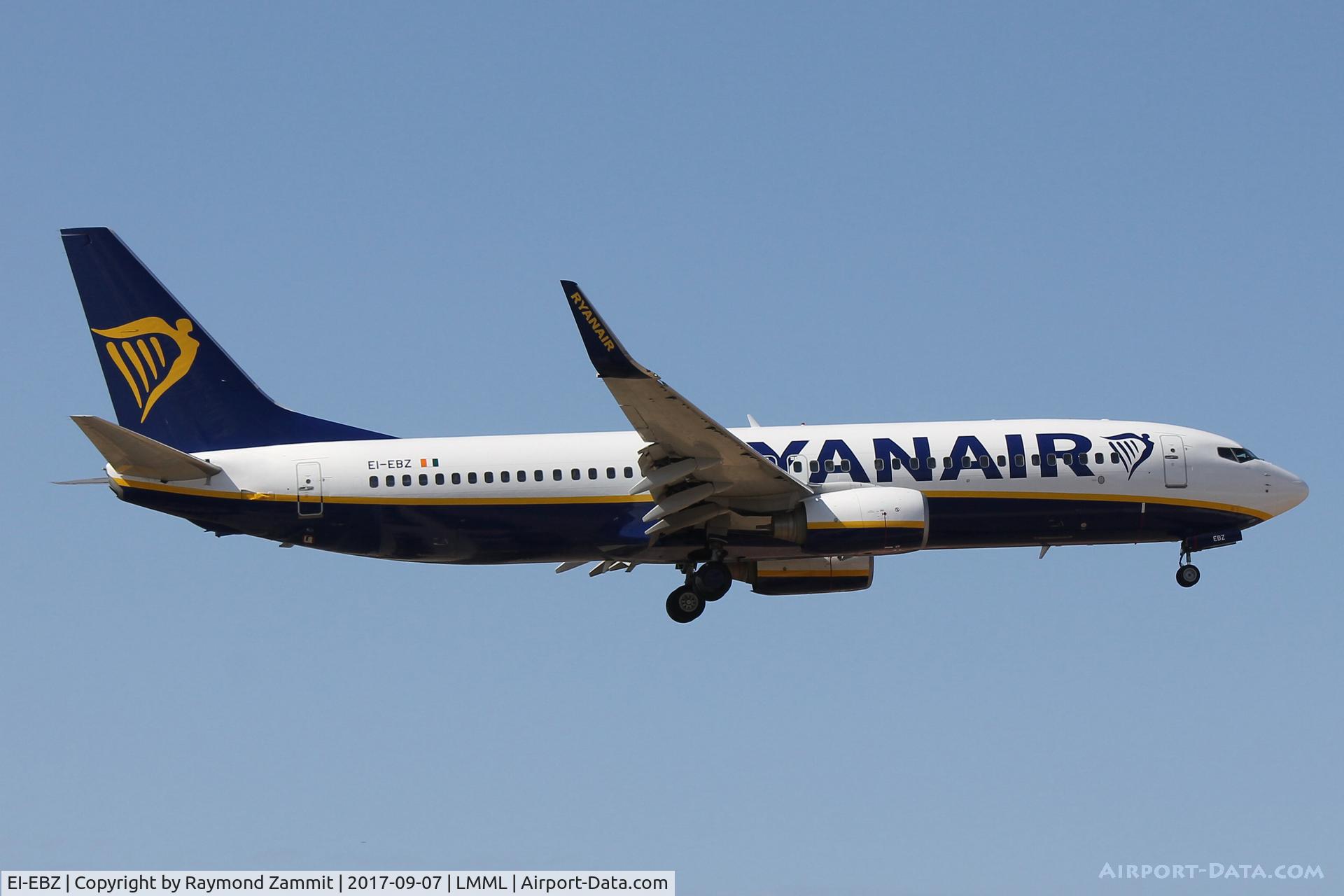 EI-EBZ, 2009 Boeing 737-8AS C/N 35008, B737-800 EI-EBZ Ryanair
