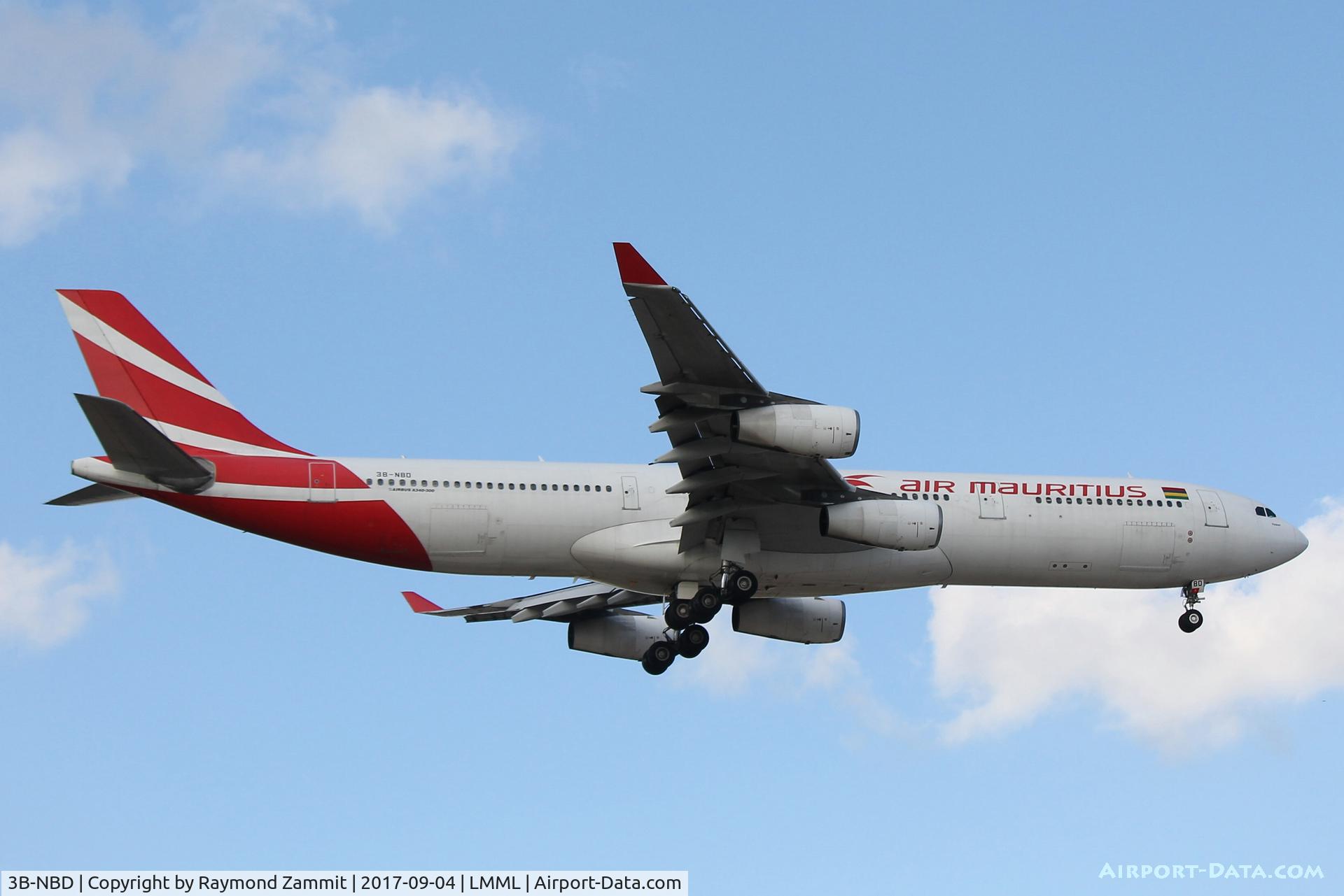3B-NBD, 1997 Airbus A340-313 C/N 194, A340 3B-NBD Air Mauritius
