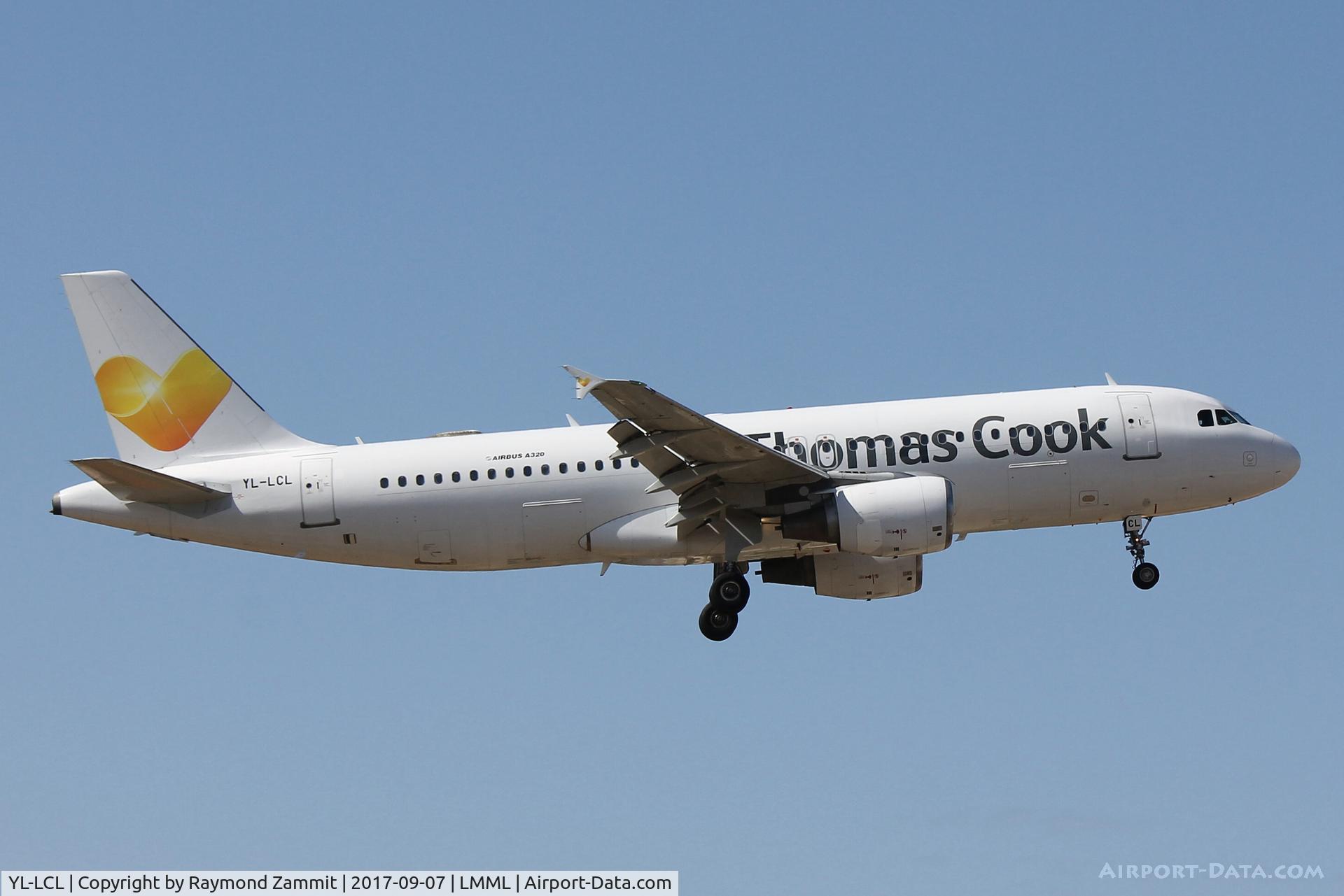 YL-LCL, 1995 Airbus A320-214 C/N 533, A320 YL-LCL Thomas Cook Airlines