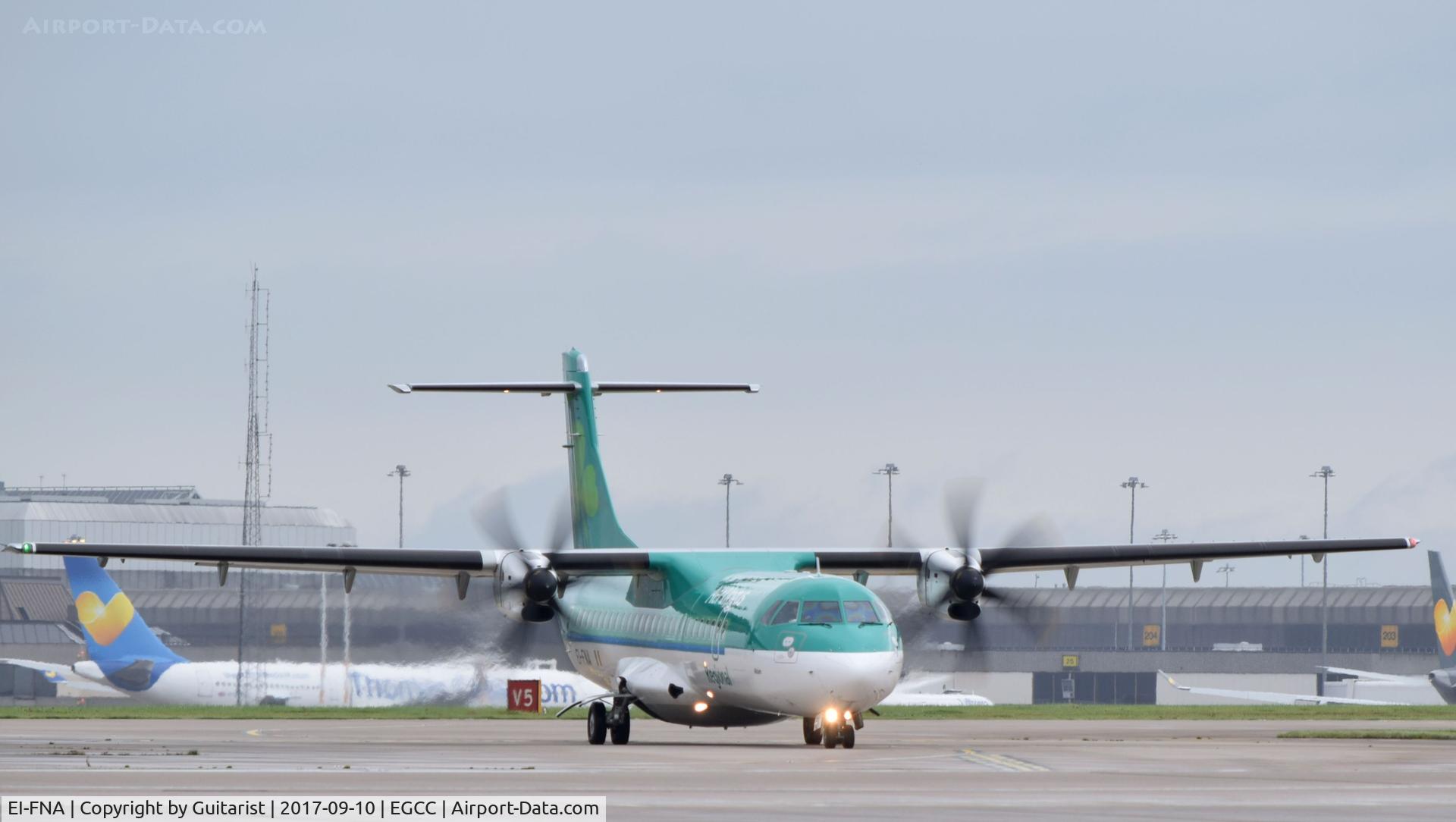 EI-FNA, 2016 ATR 72-212A C/N 1325, At Manchester