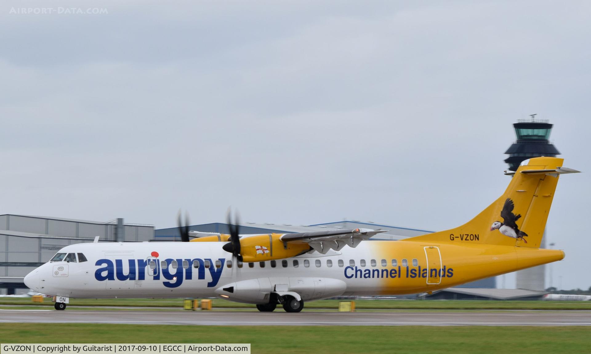 G-VZON, 2009 ATR 72-212A C/N 853, At Manchester