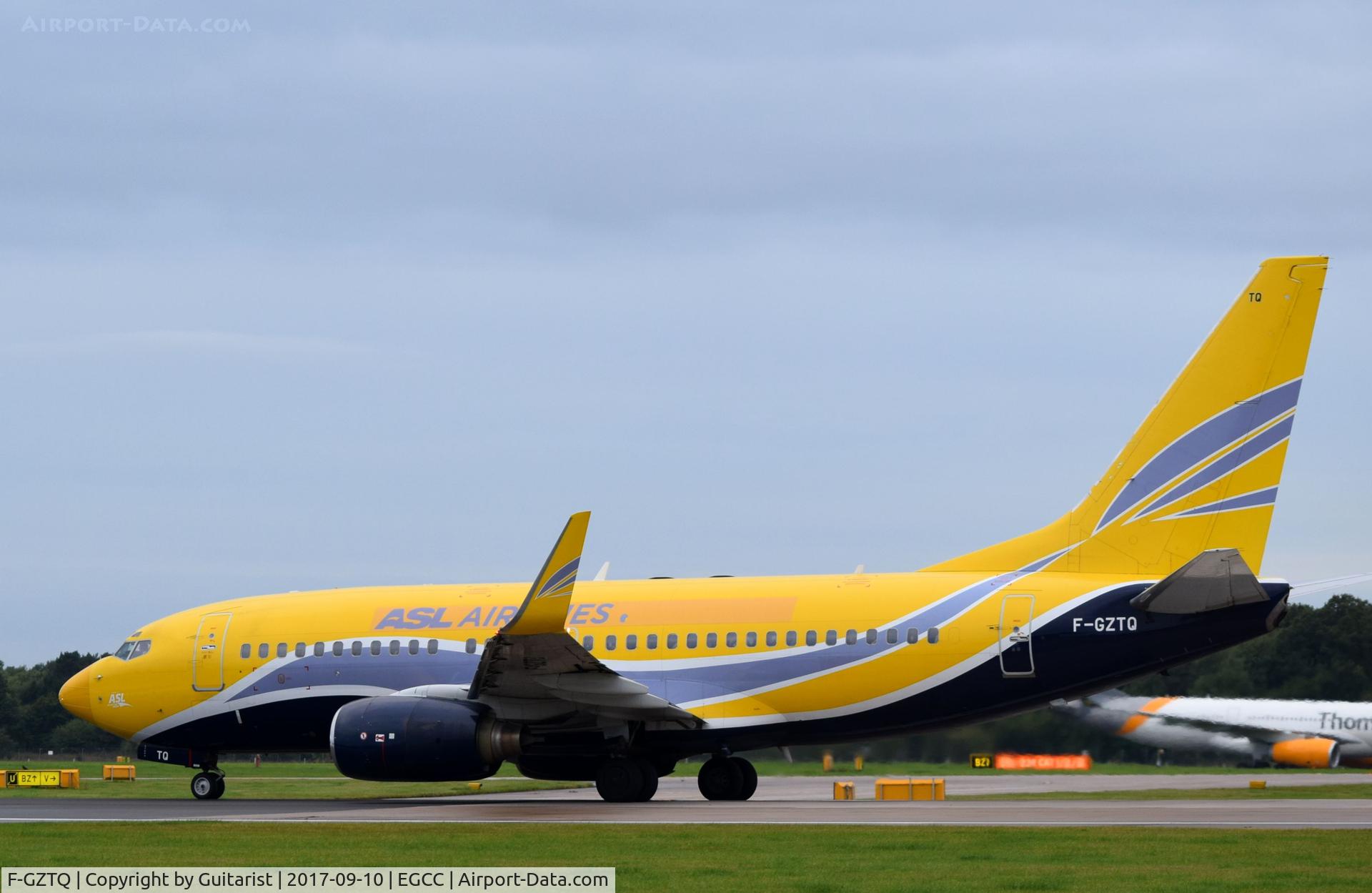 F-GZTQ, 1999 Boeing 737-73S C/N 29080, At Manchester