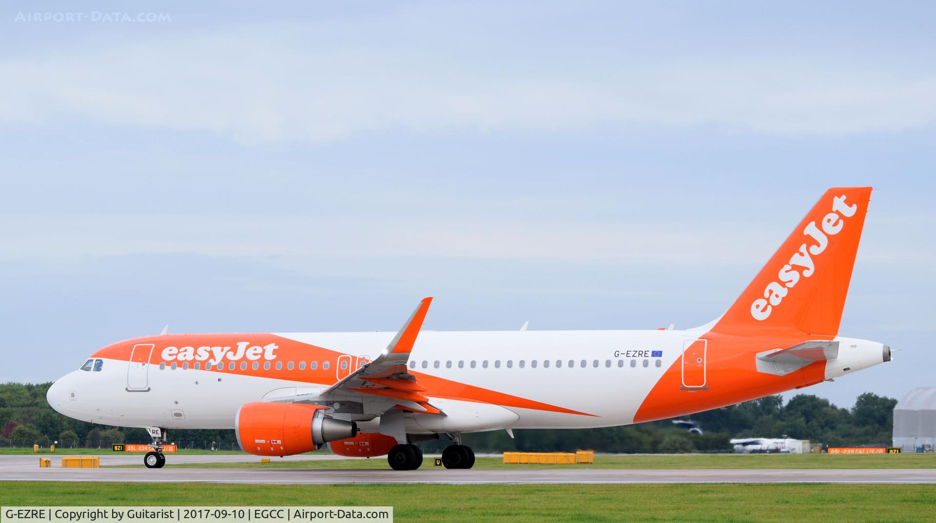 G-EZRE, 2017 Airbus A320-214 C/N 7665, At Manchester