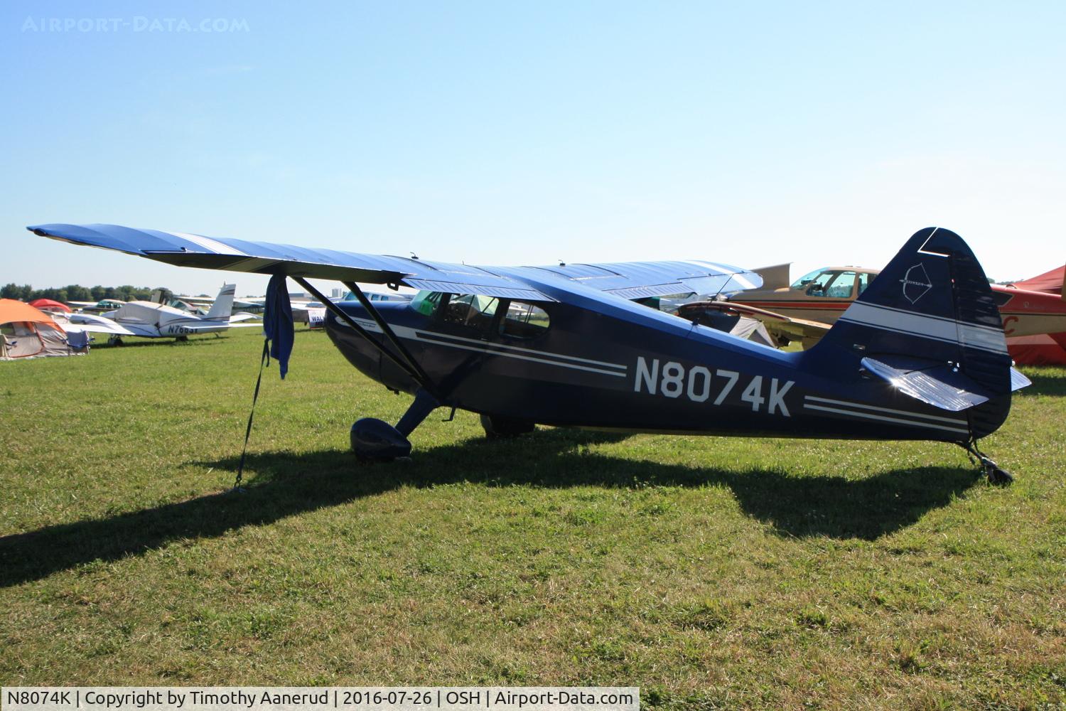 N8074K, 1947 Stinson 108-2 Voyager C/N 108-3074, 1947 Stinson 108-2, c/n: 108-3074