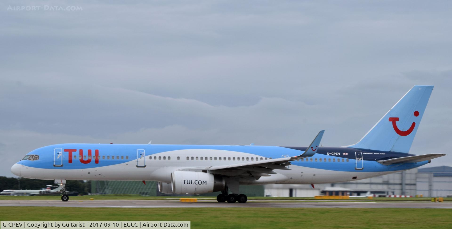G-CPEV, 1999 Boeing 757-236 C/N 29943, At Manchester