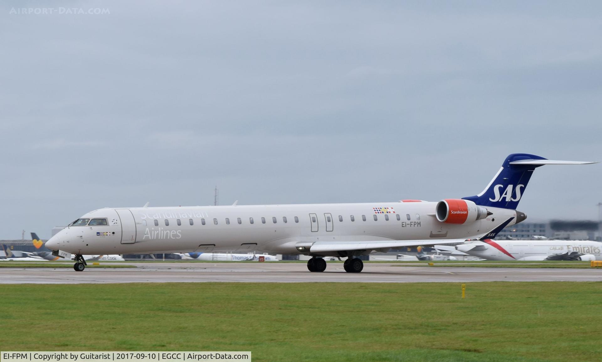 EI-FPM, 2017 Bombardier CRJ-900 NG (CL-600-2D24) C/N 15429, At Manchester