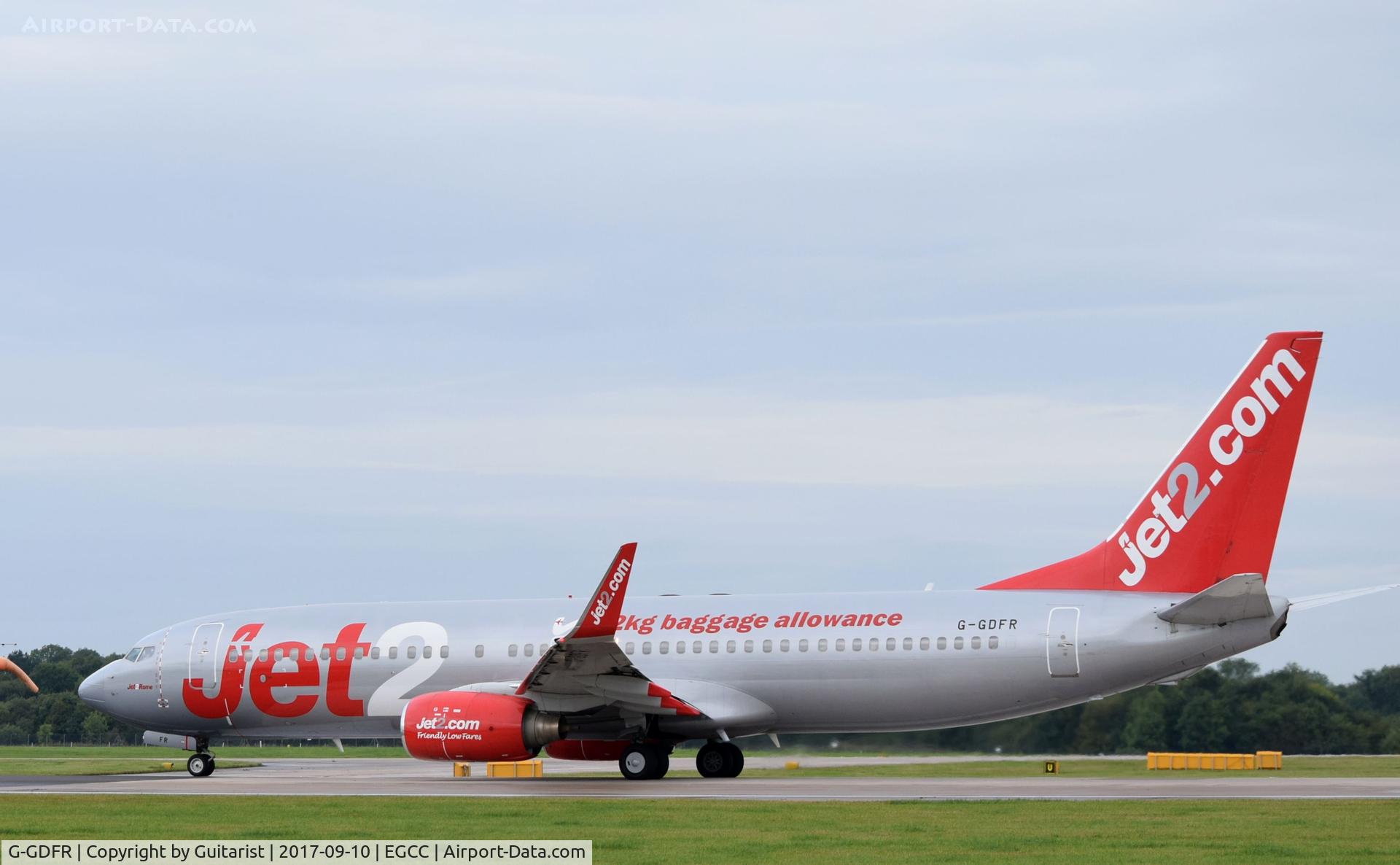 G-GDFR, 2003 Boeing 737-8Z9 C/N 30421, At Manchester