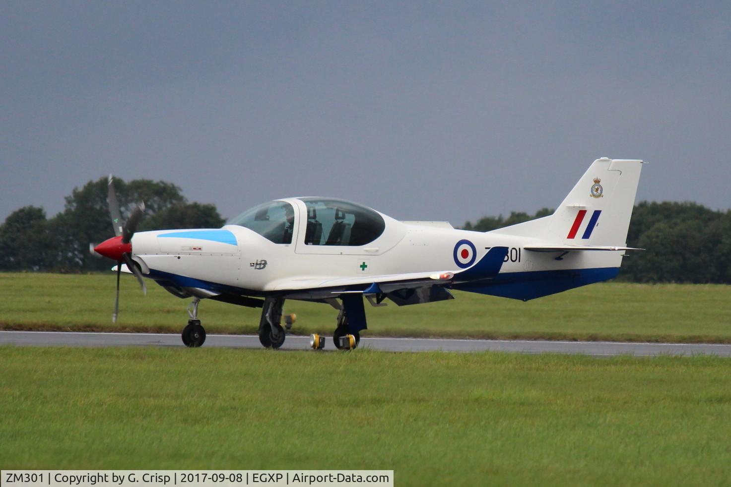 ZM301, 2016 Grob G-120TP-A Prefect T.1 C/N 11100, Scampton Air Show arrivals day.