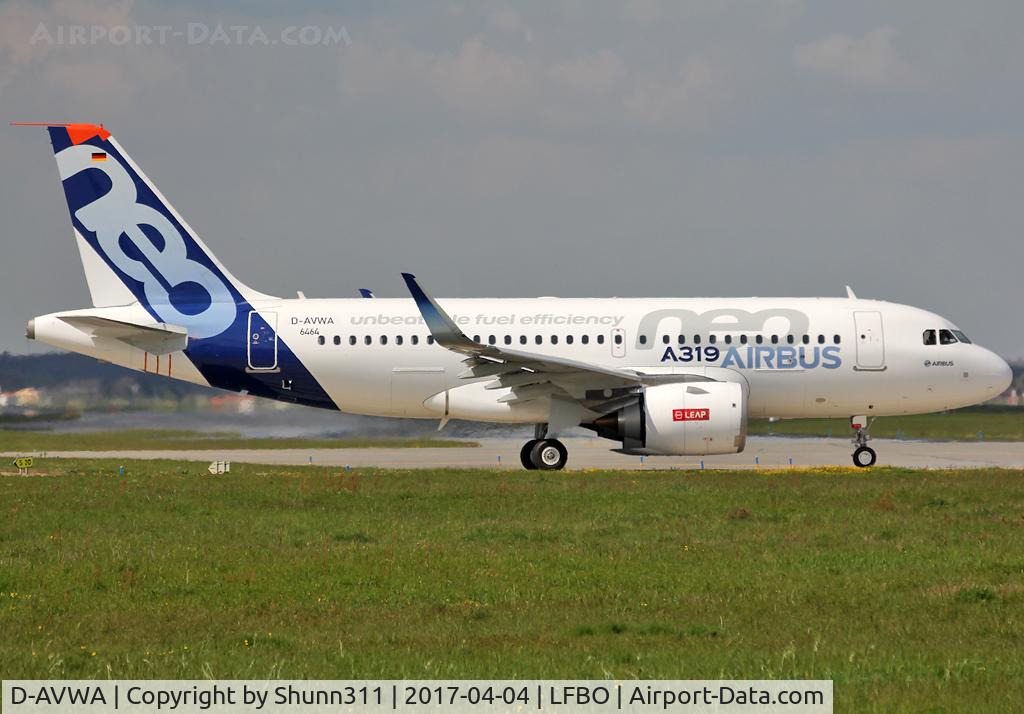 D-AVWA, 2017 Airbus A319-151N C/N 6464, C/n 6464 - First A319NEO prototype