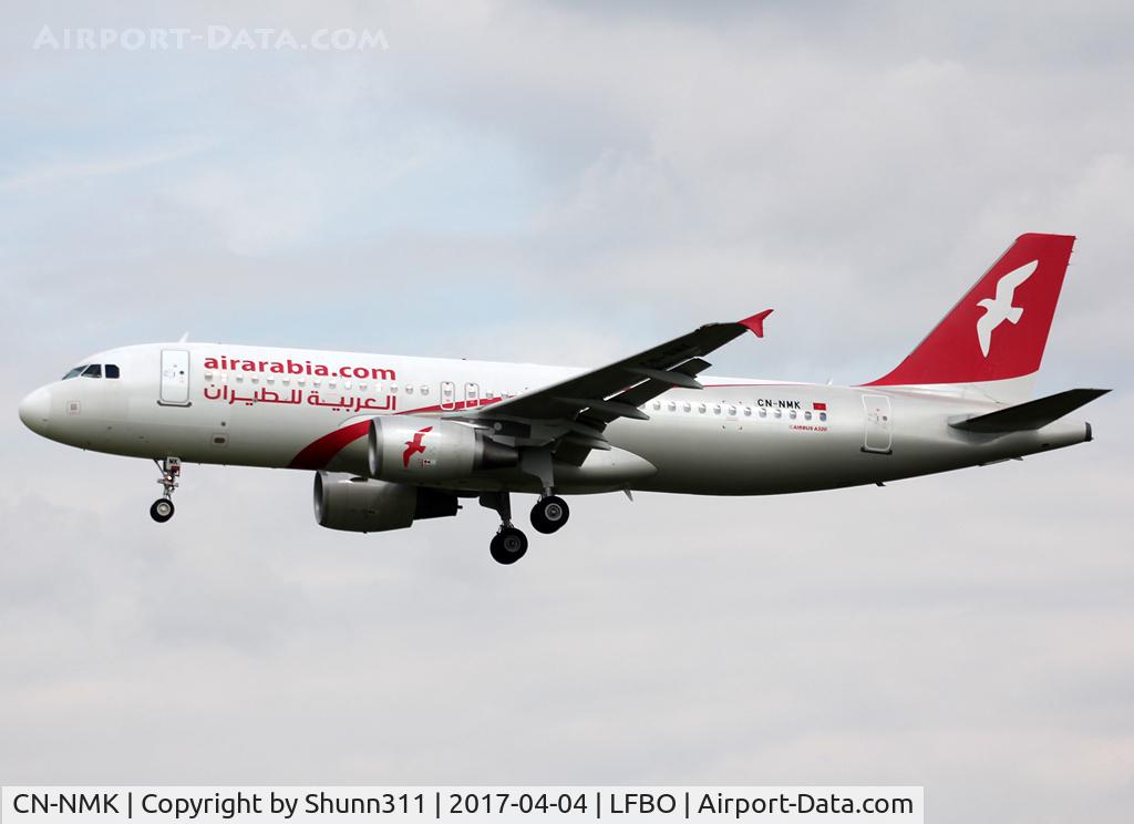 CN-NMK, 2011 Airbus A320-214 C/N 4806, Landing rwy 32L