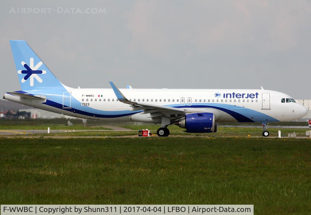 F-WWBC, 2017 Airbus A320-251N C/N 7523, C/n 7523 - To be XA-JRM