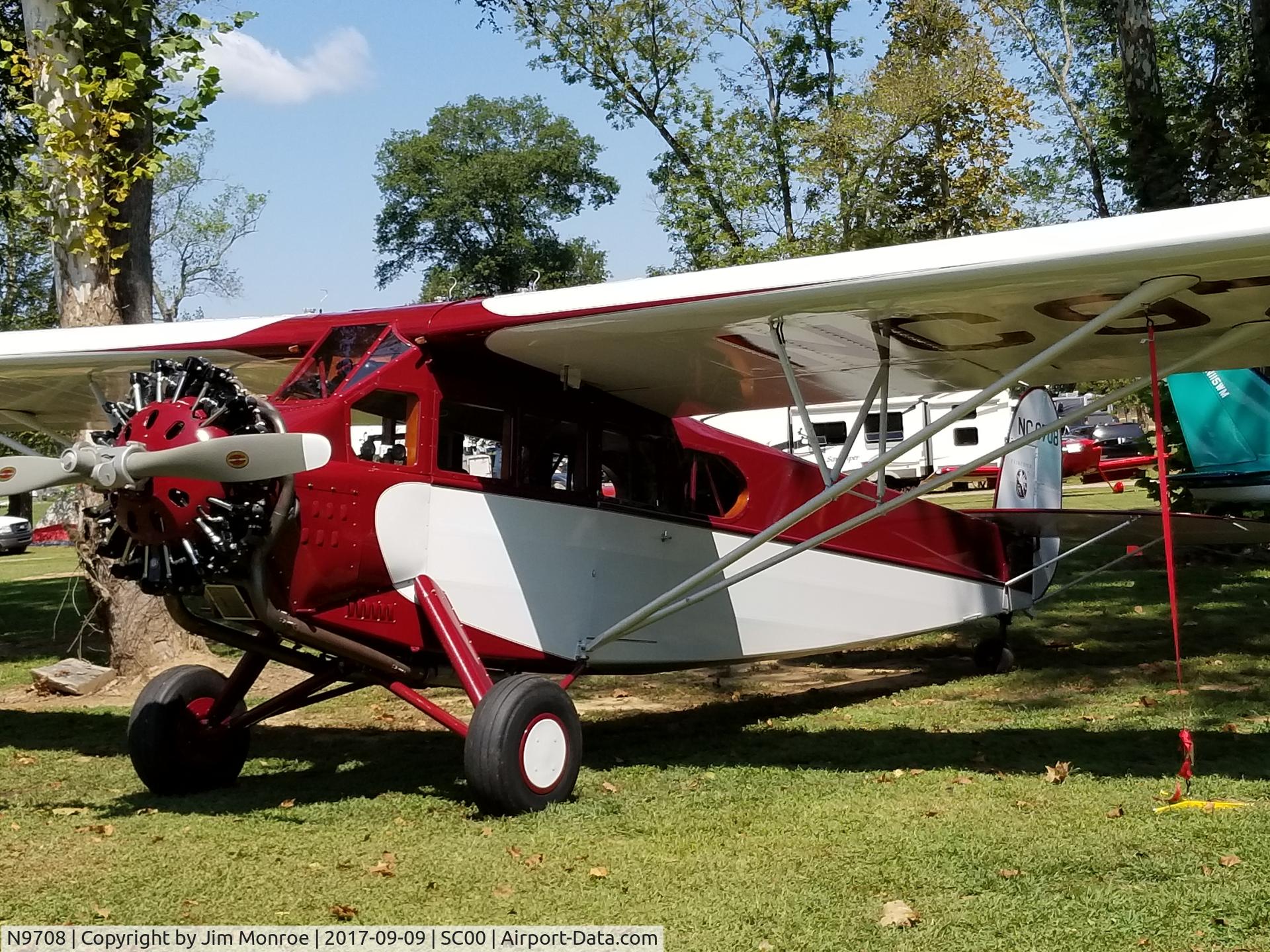 N9708, Fairchild 71 C/N 37, At the annual Triple Tree Flyin
