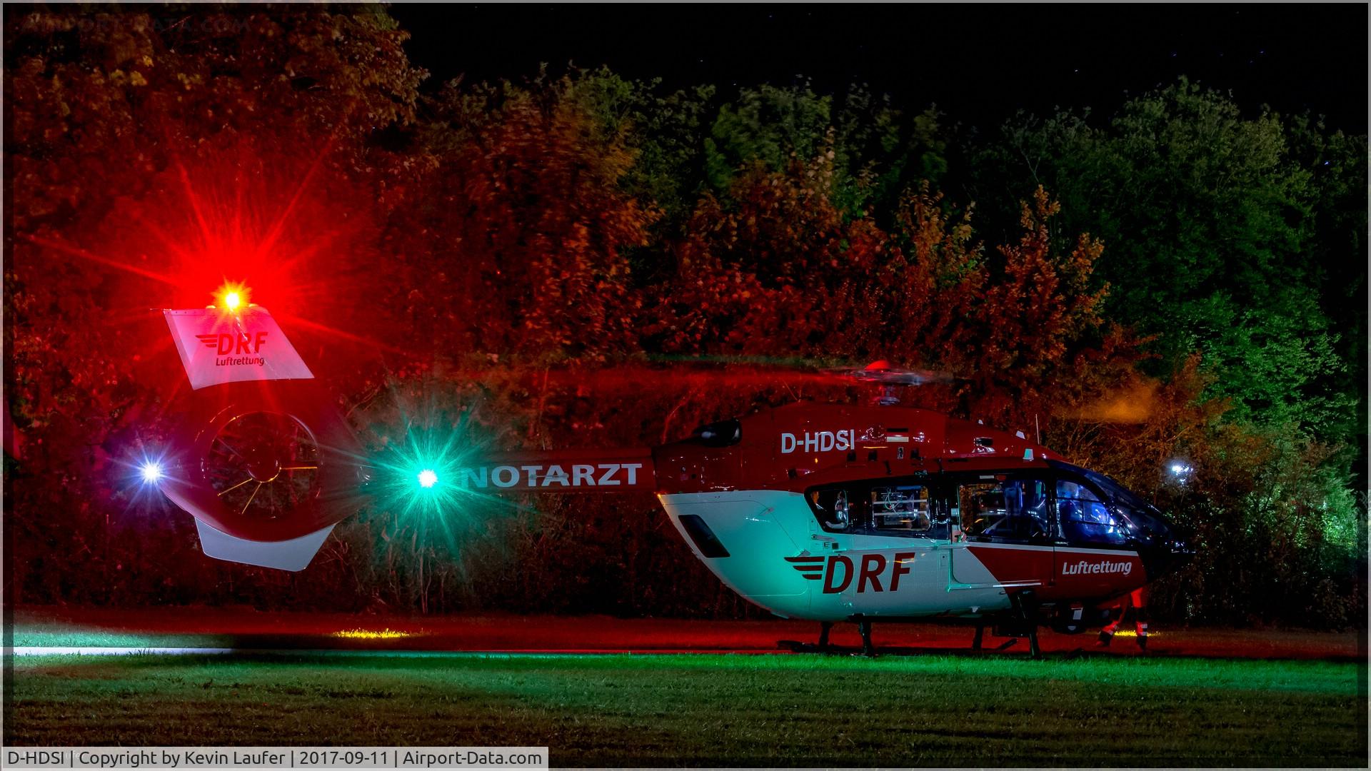 D-HDSI, 2015 Airbus Helicopters H-145M (BK-117D-2) C/N 20056, @Night Krankenhaus Günzburg