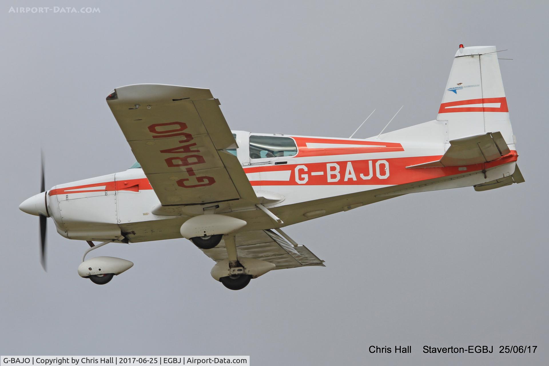 G-BAJO, 1972 American Aviation AA-5 Traveler C/N AA5-0260, Project Propeller at Staverton