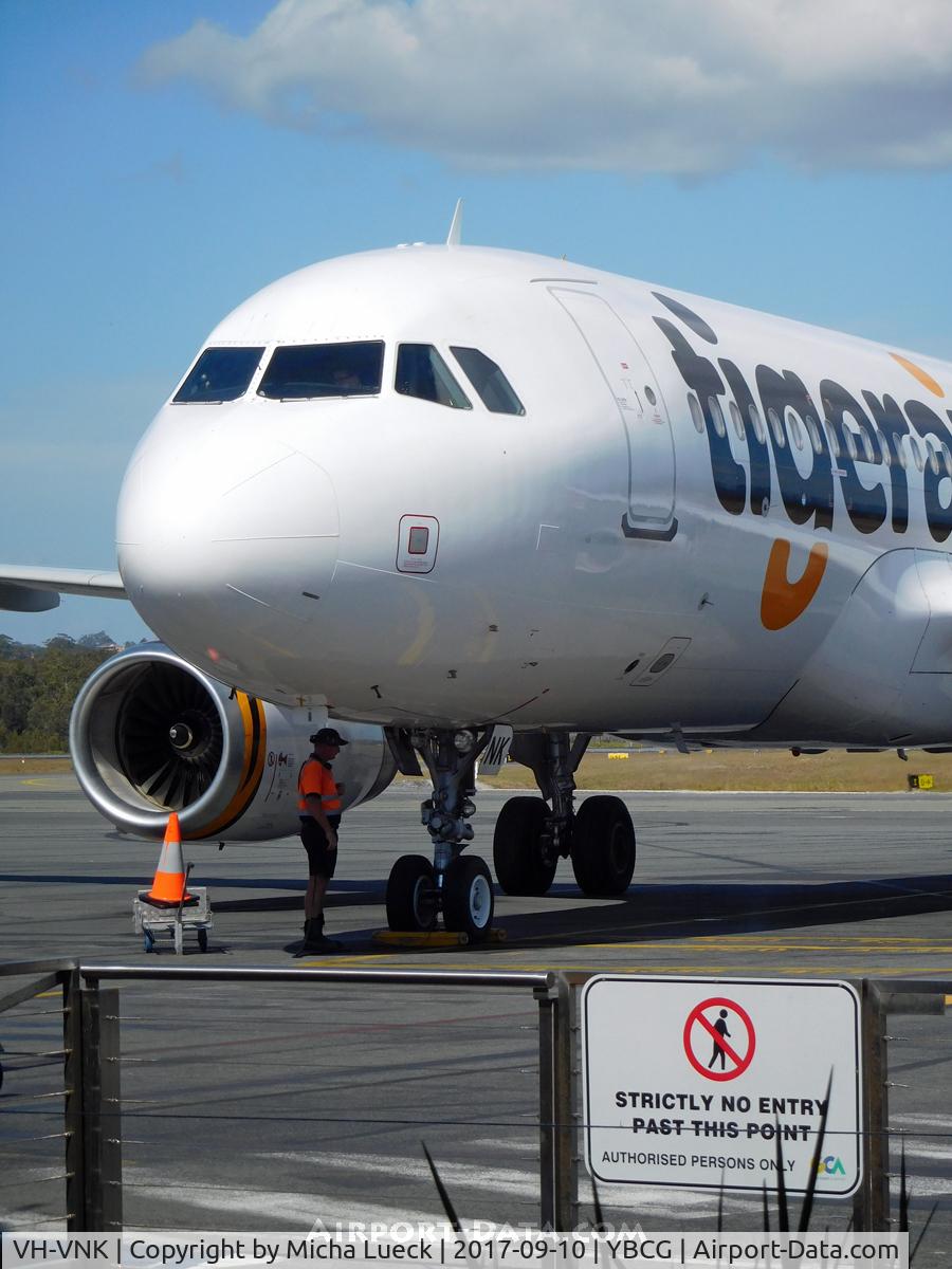 VH-VNK, 2009 Airbus A320-232 C/N 3986, At Coolangatta