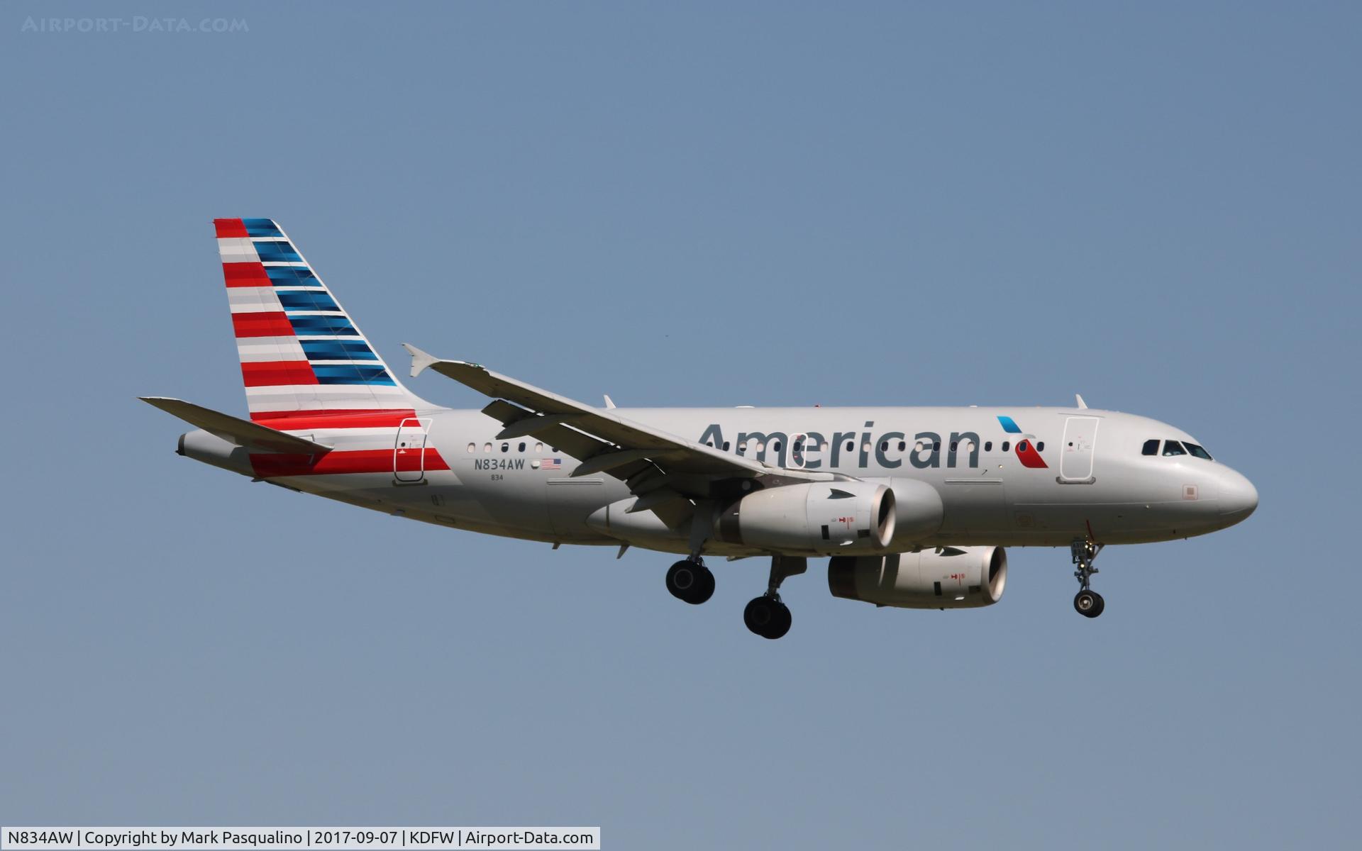 N834AW, 2004 Airbus A319-132 C/N 2302, Airbus A319